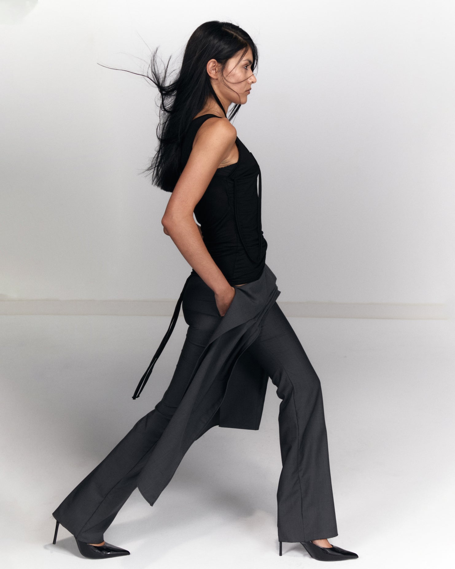 Shelf tailored trousers