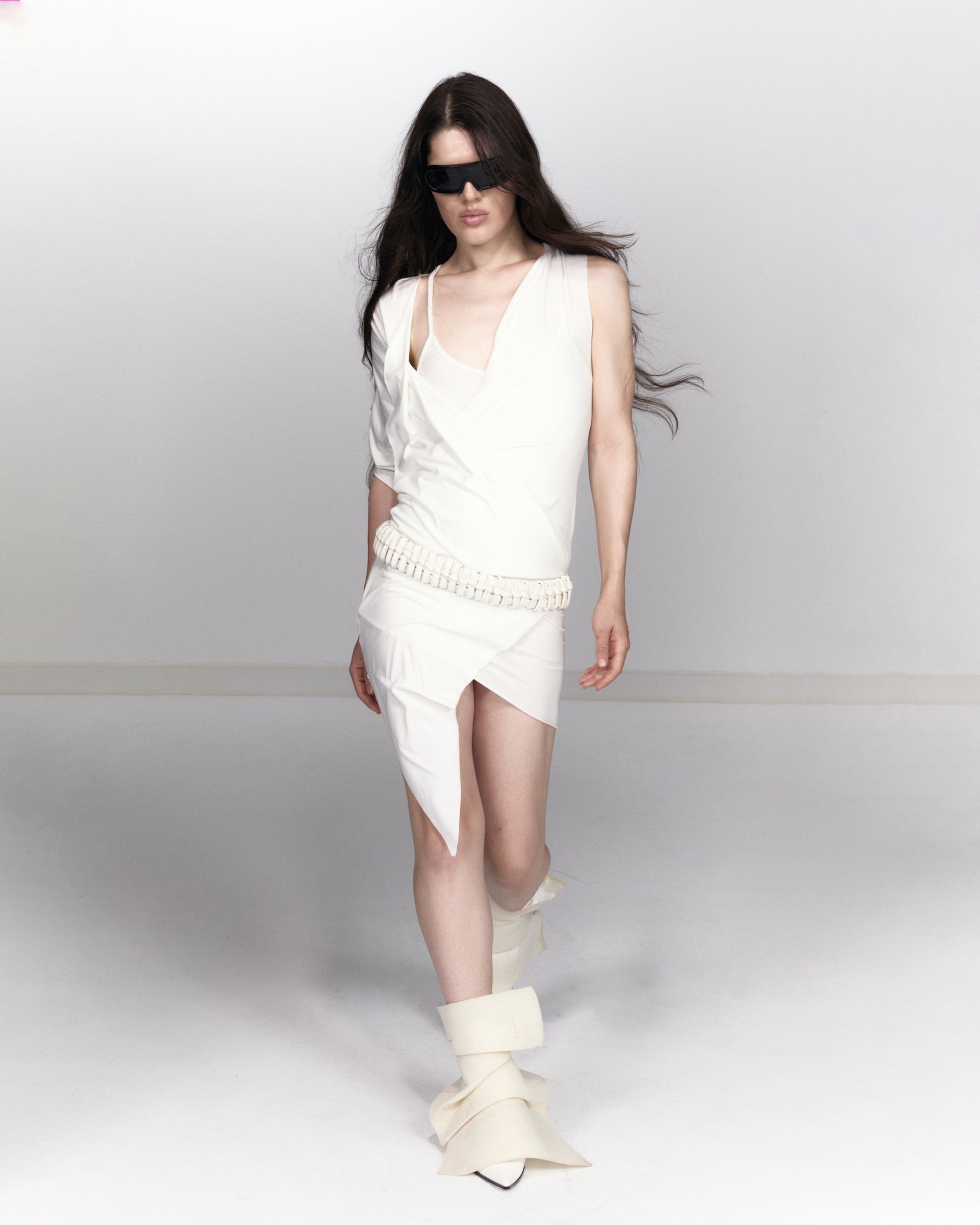 Draped dress