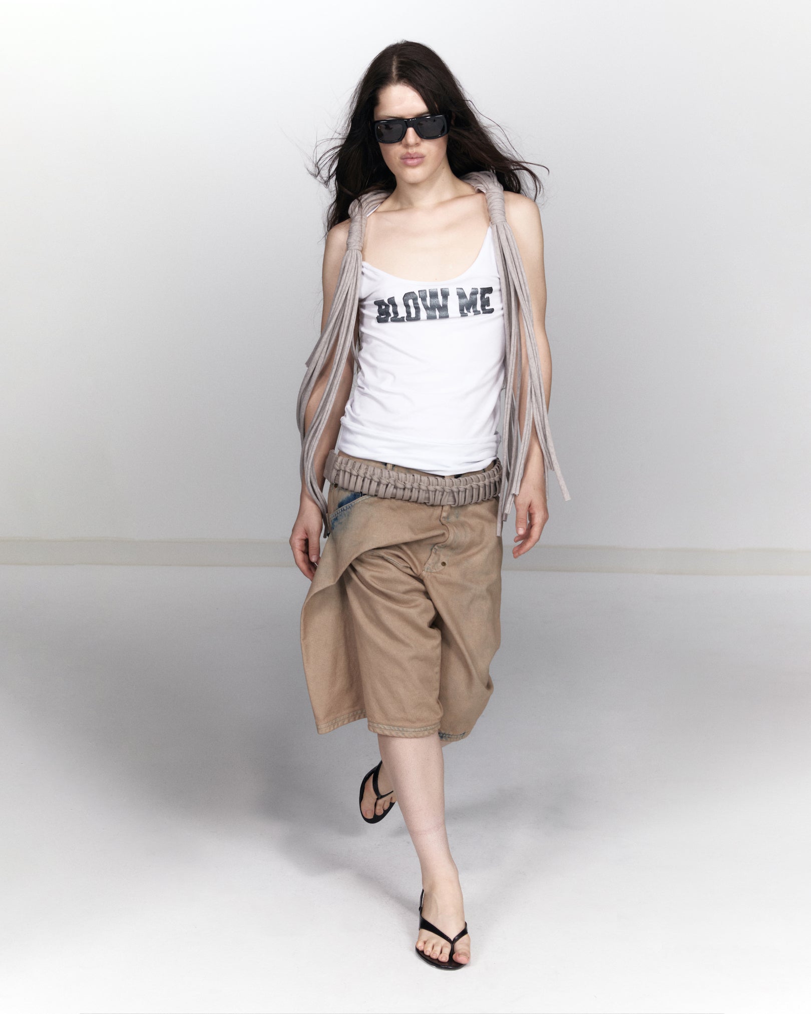 "blow me" tank top