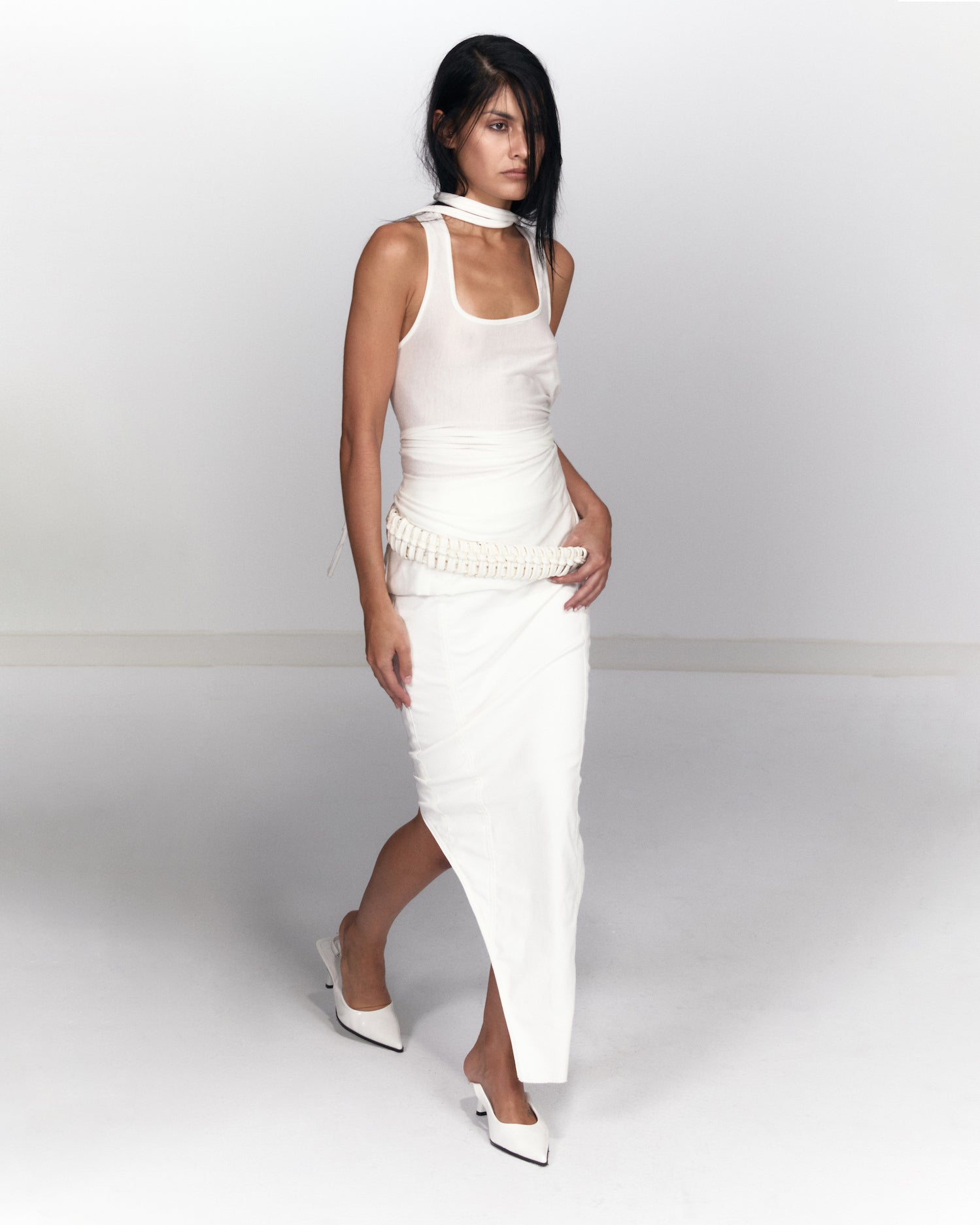 Braided strap - ivory