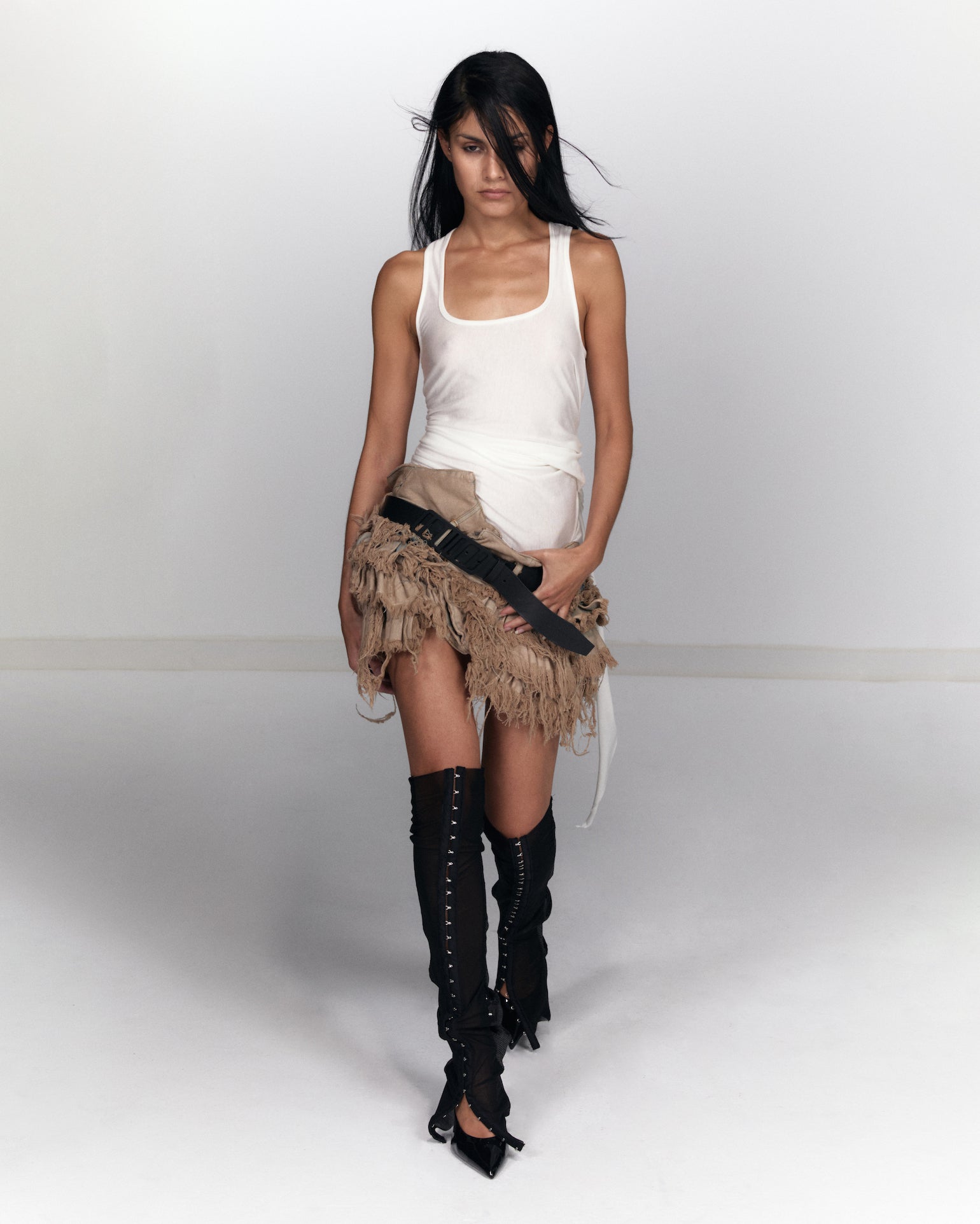 Twirl skirt mudwash