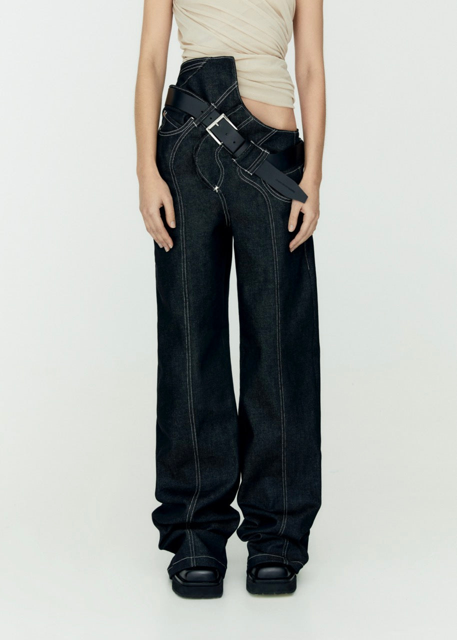 Twirl jeans black