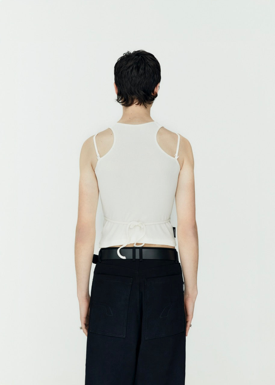Double tank top white