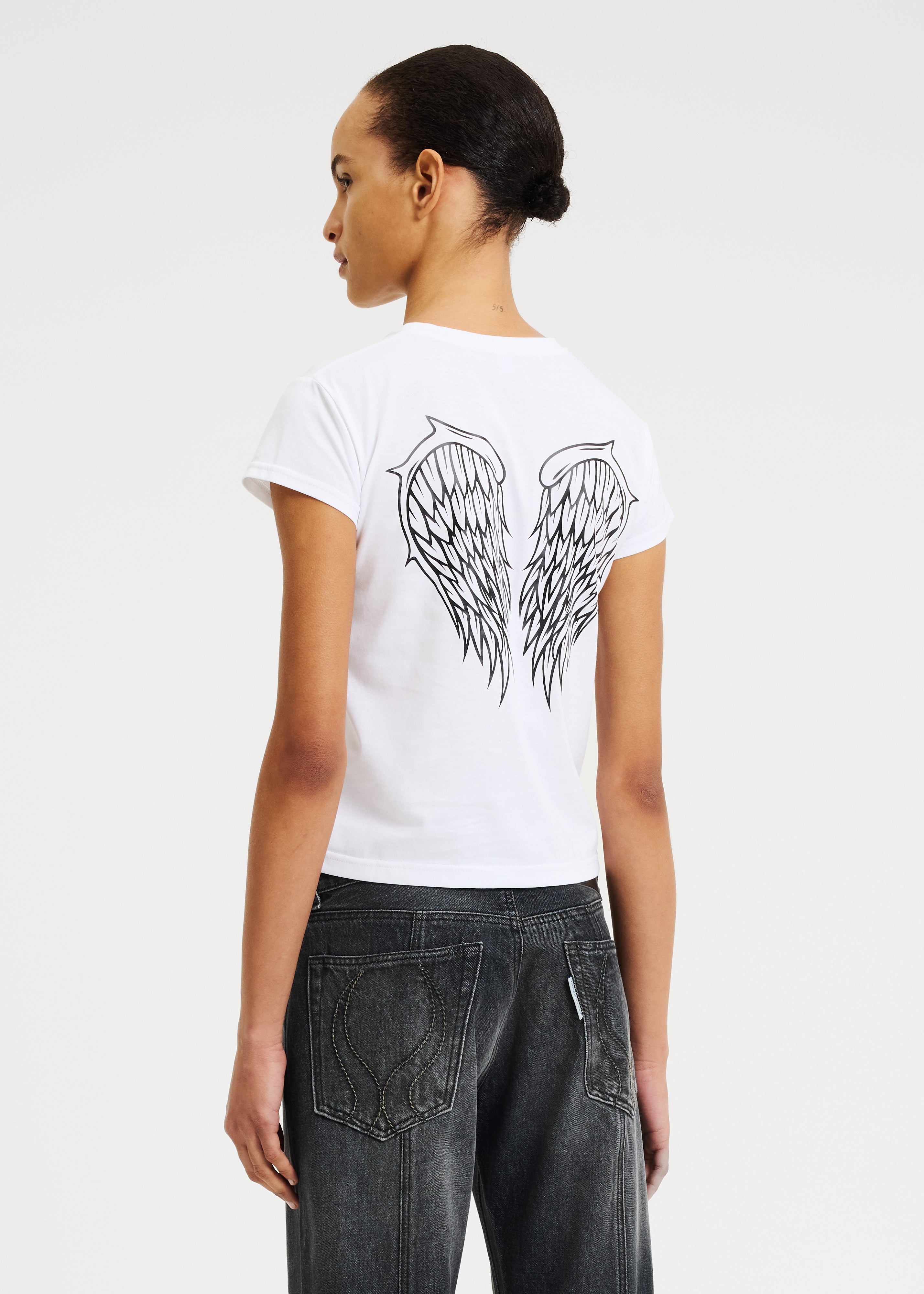October tee white