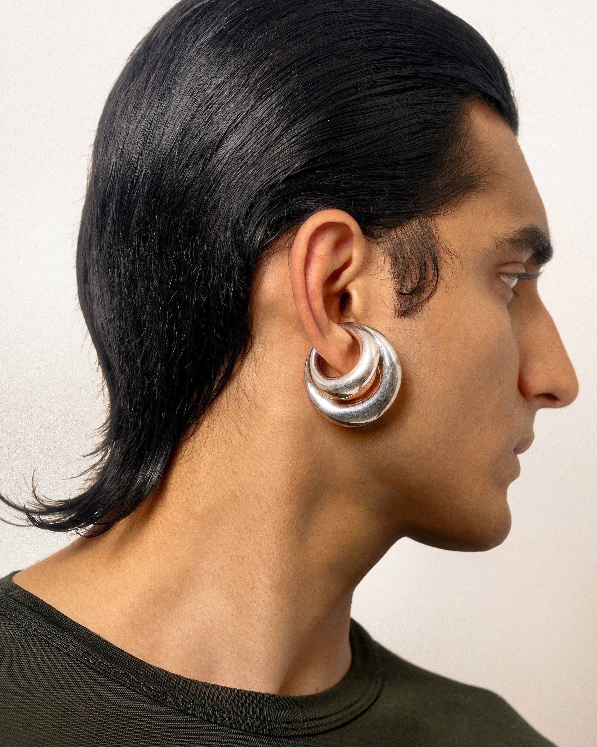 Blow up single cuff silver