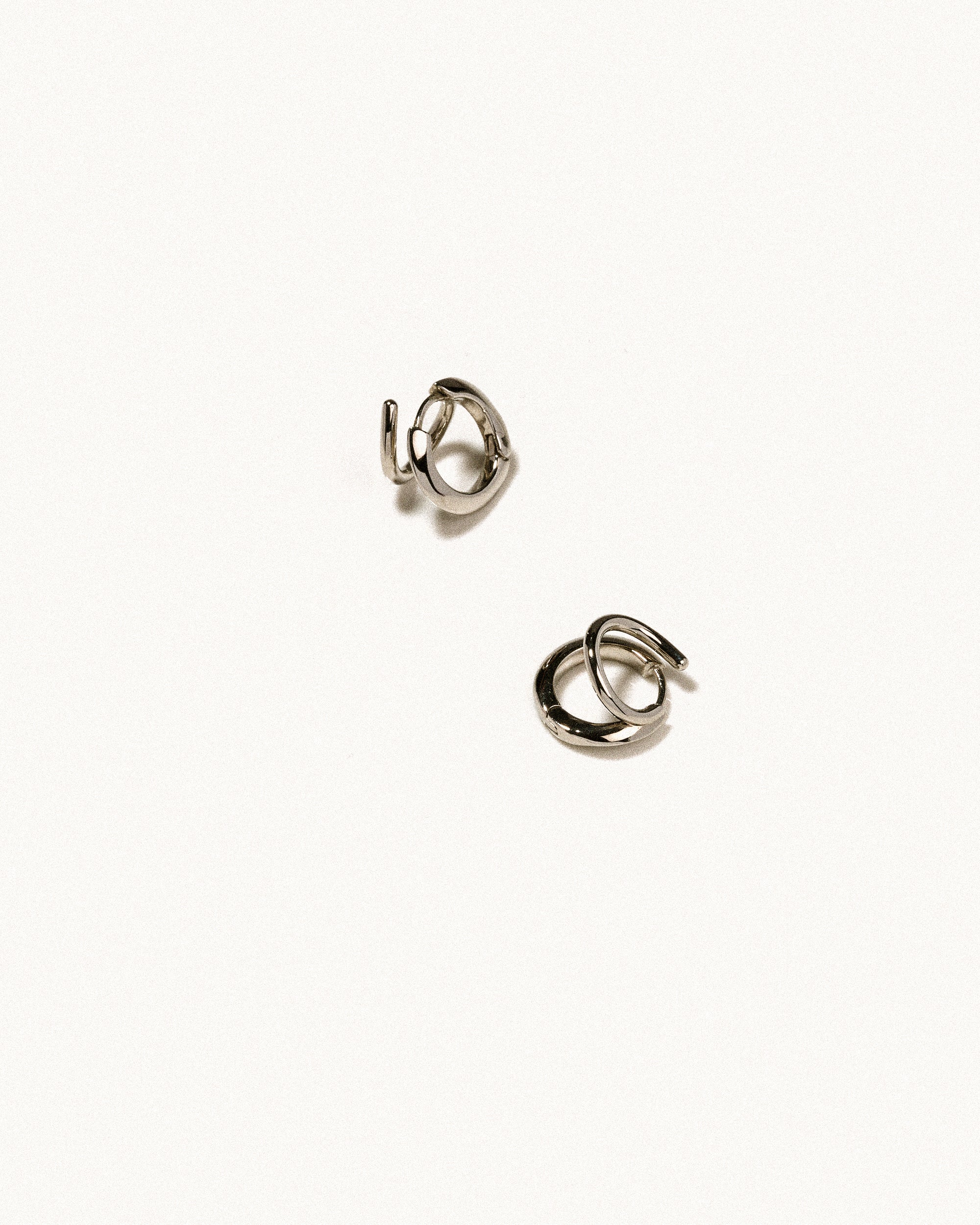 Stellar hoops silver