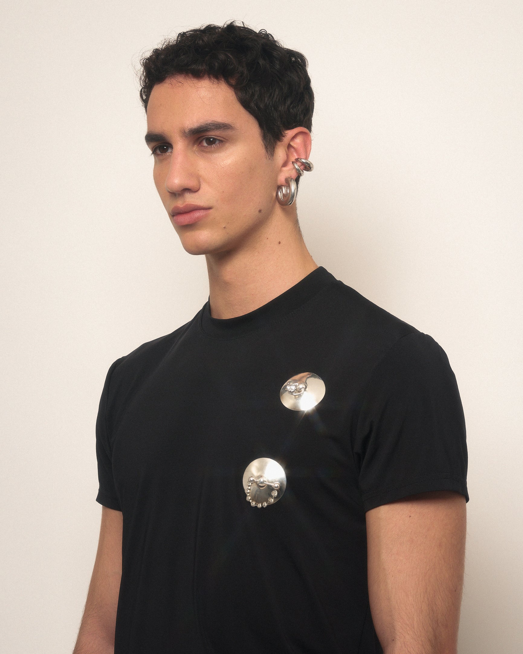 Lamina diamanti brooch