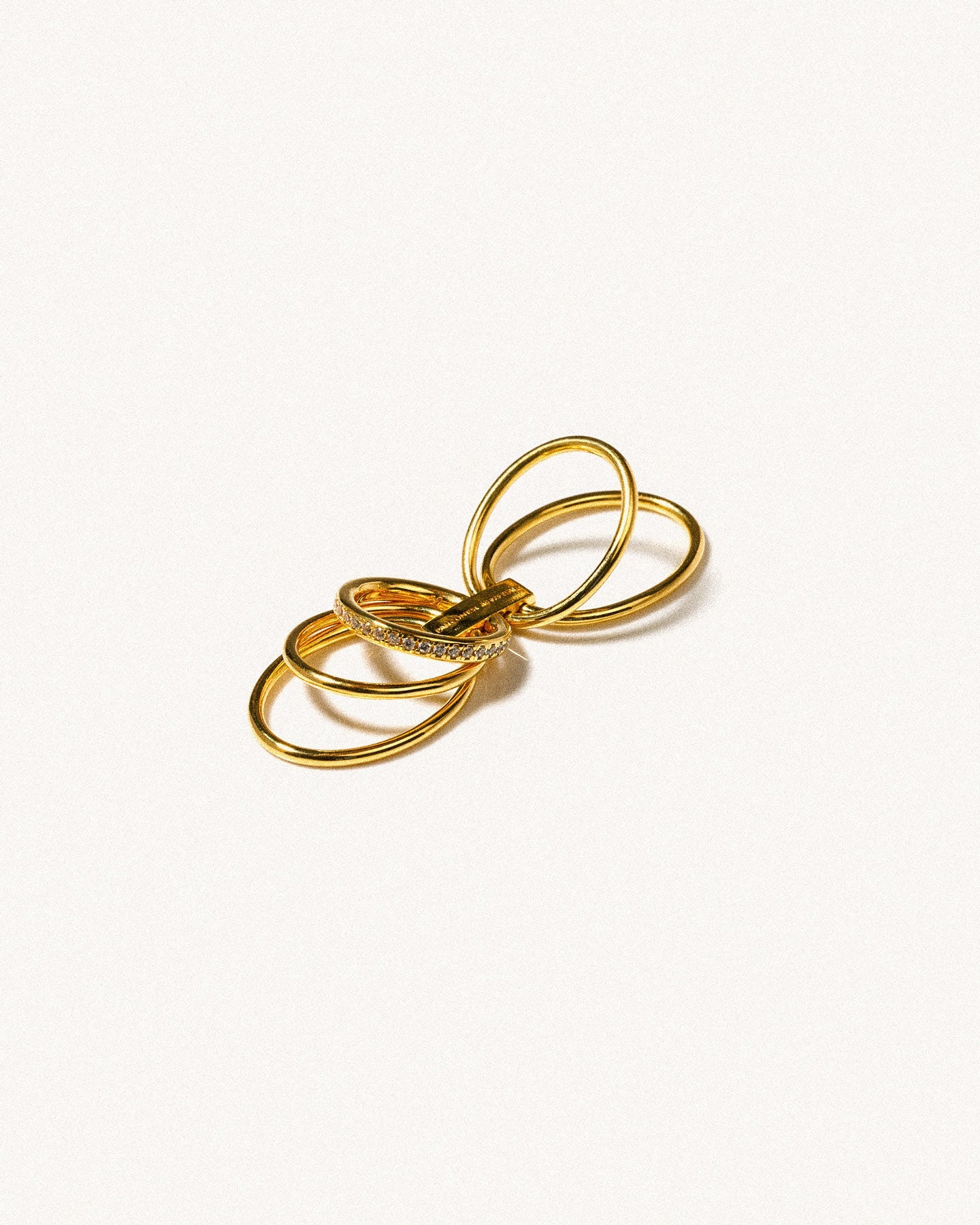 Solar crystal ring