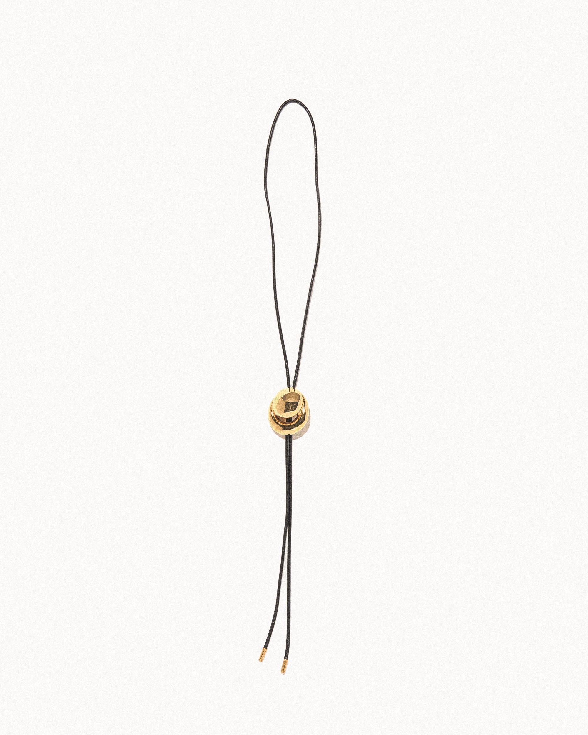 Blow up cord bolo tie