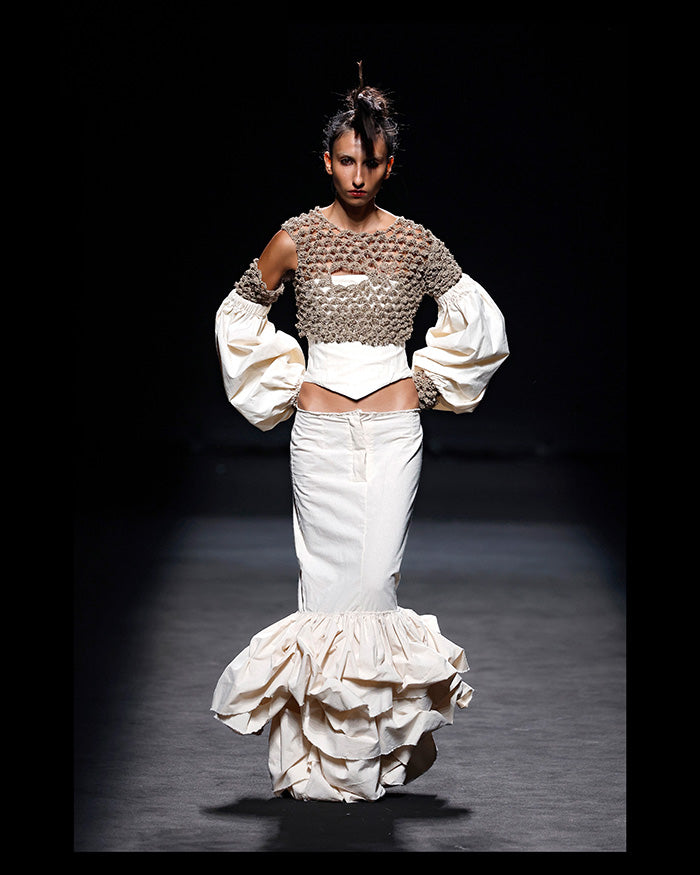 004-51 calico corset