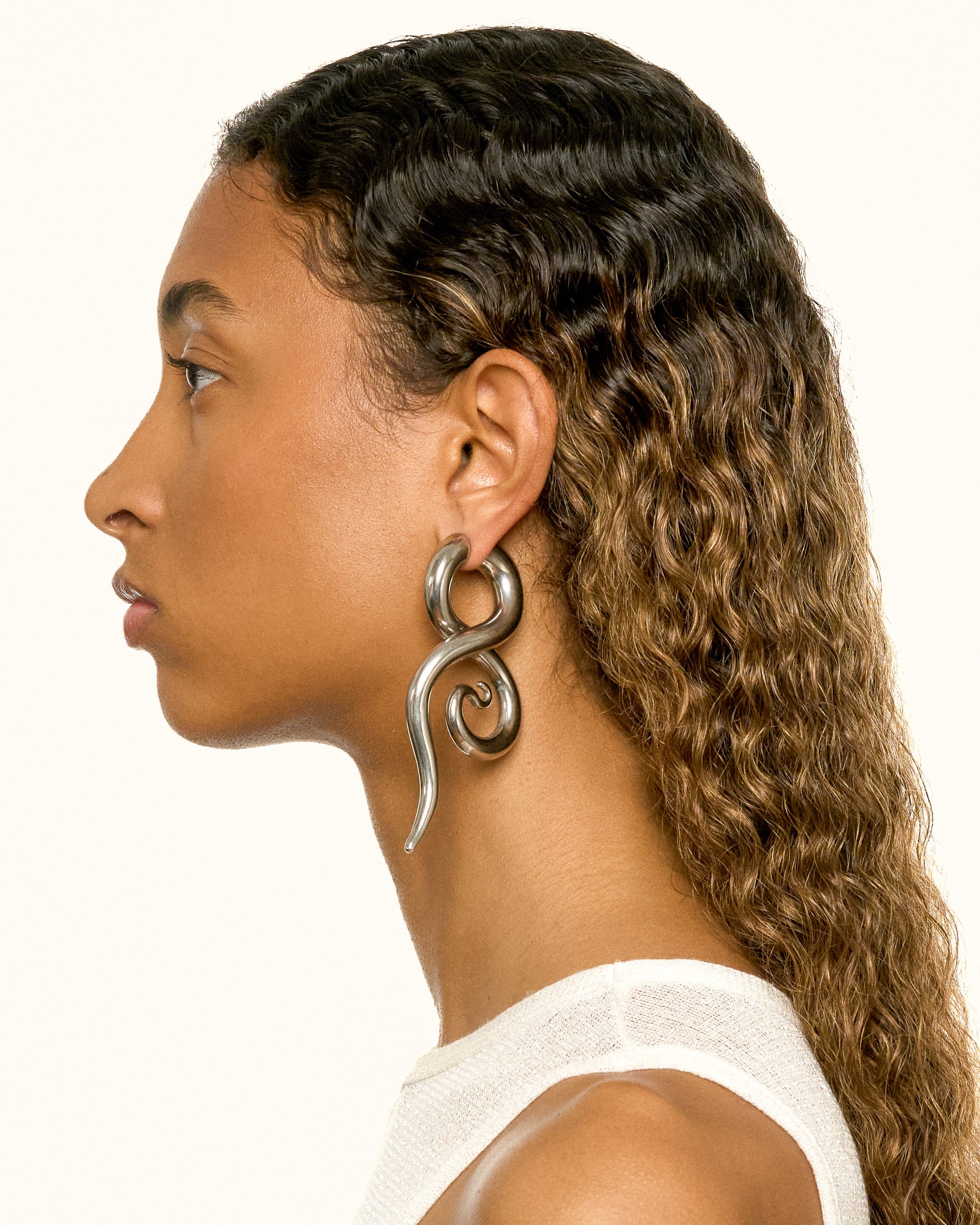 Boa earrings large