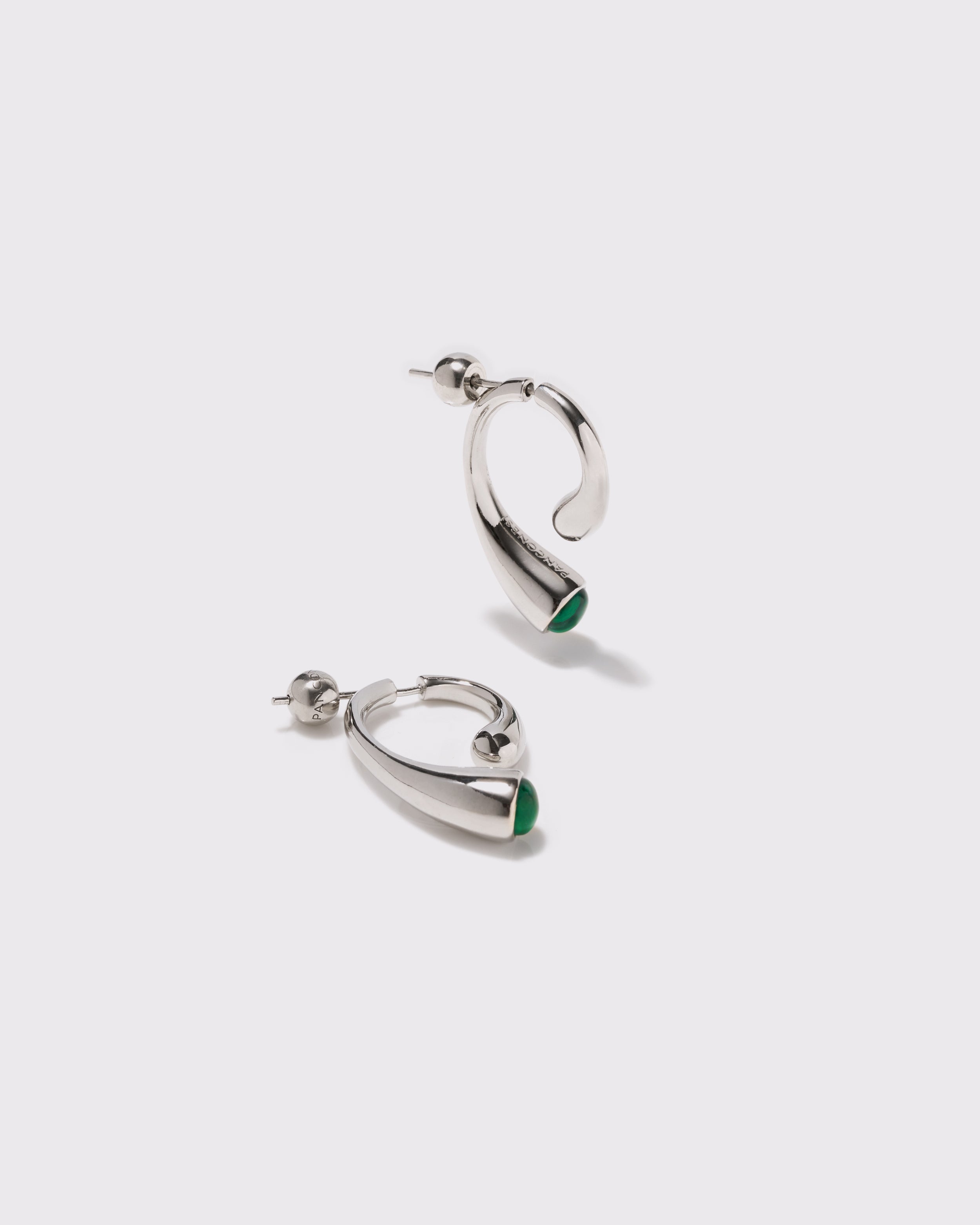 P malakite earrings