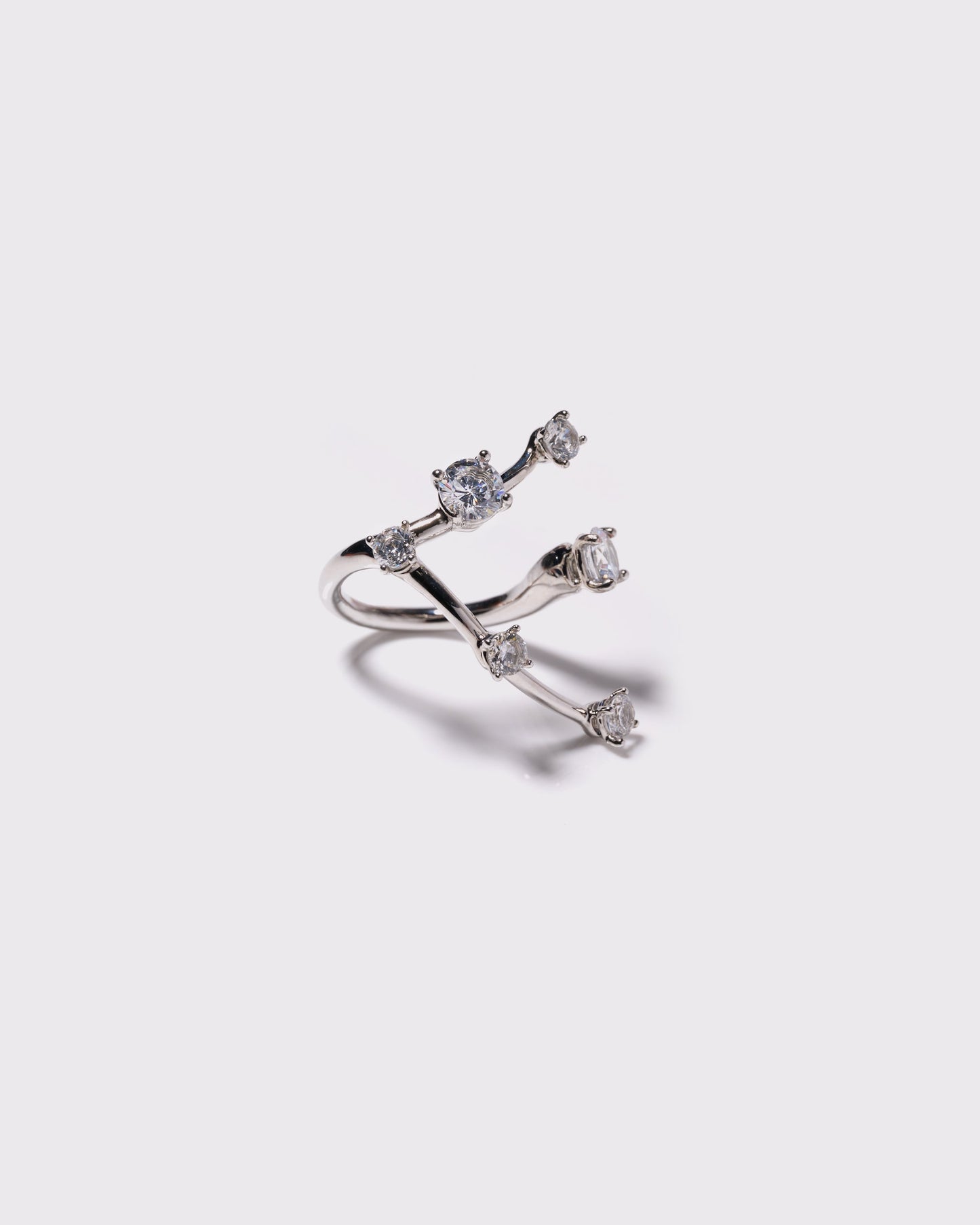 Constellation ring silver