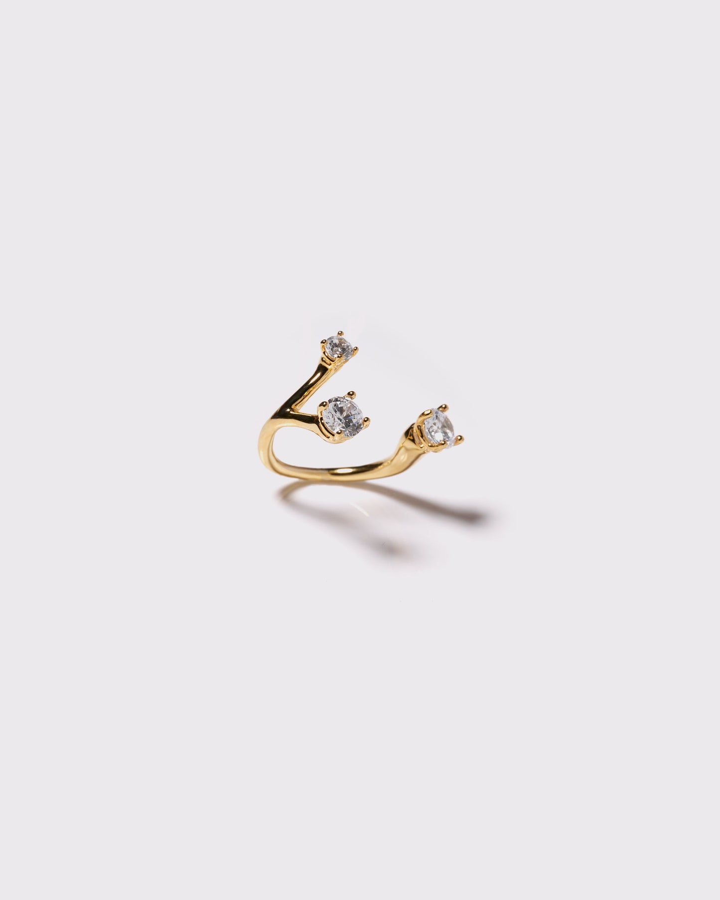 Constellation trinity ring gold