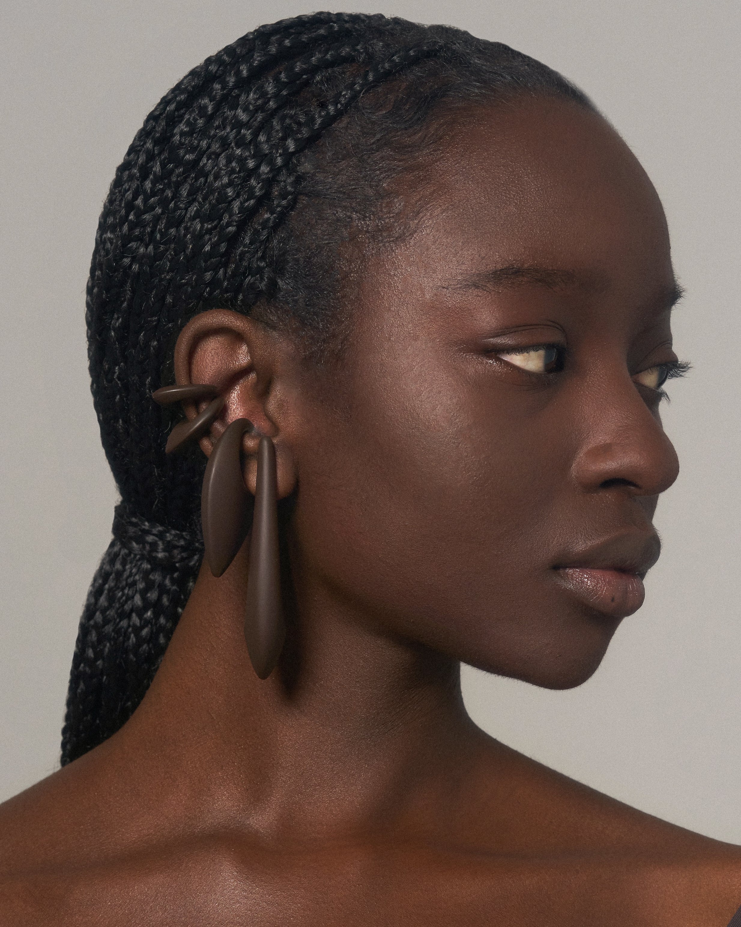 Spada drop earrings