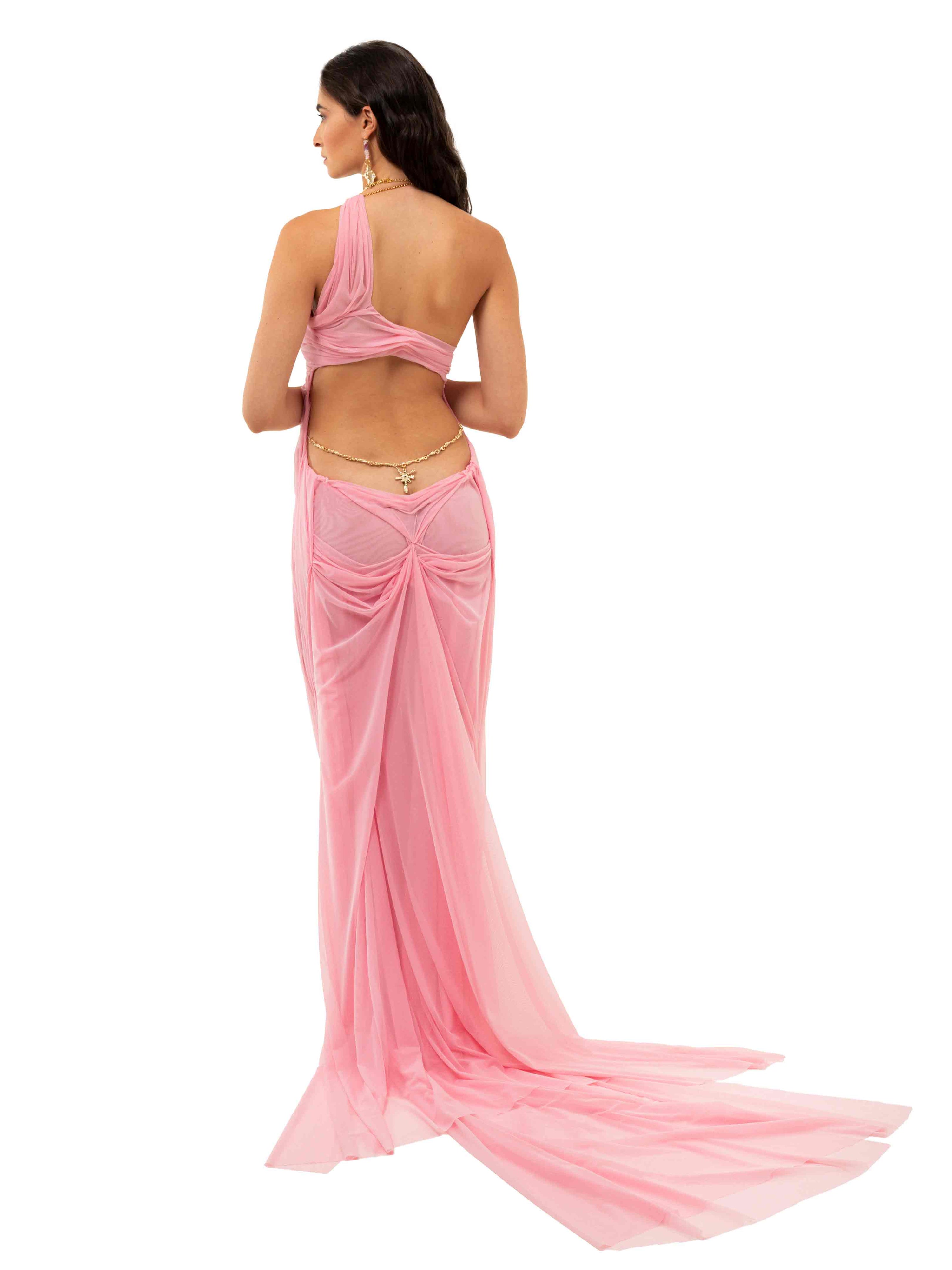 Pink venus wetlook dress