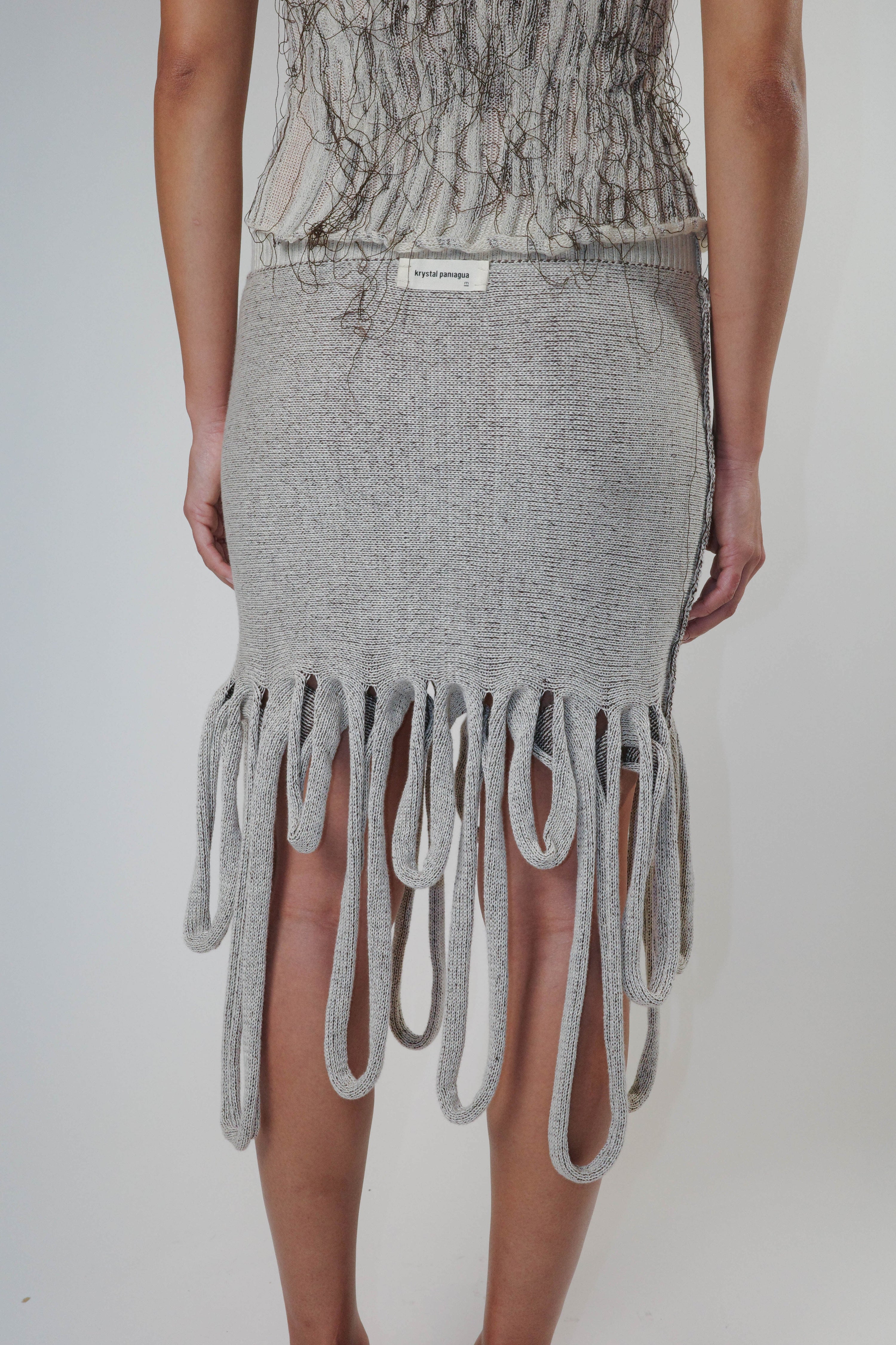 Drops skirt (blown/beige)