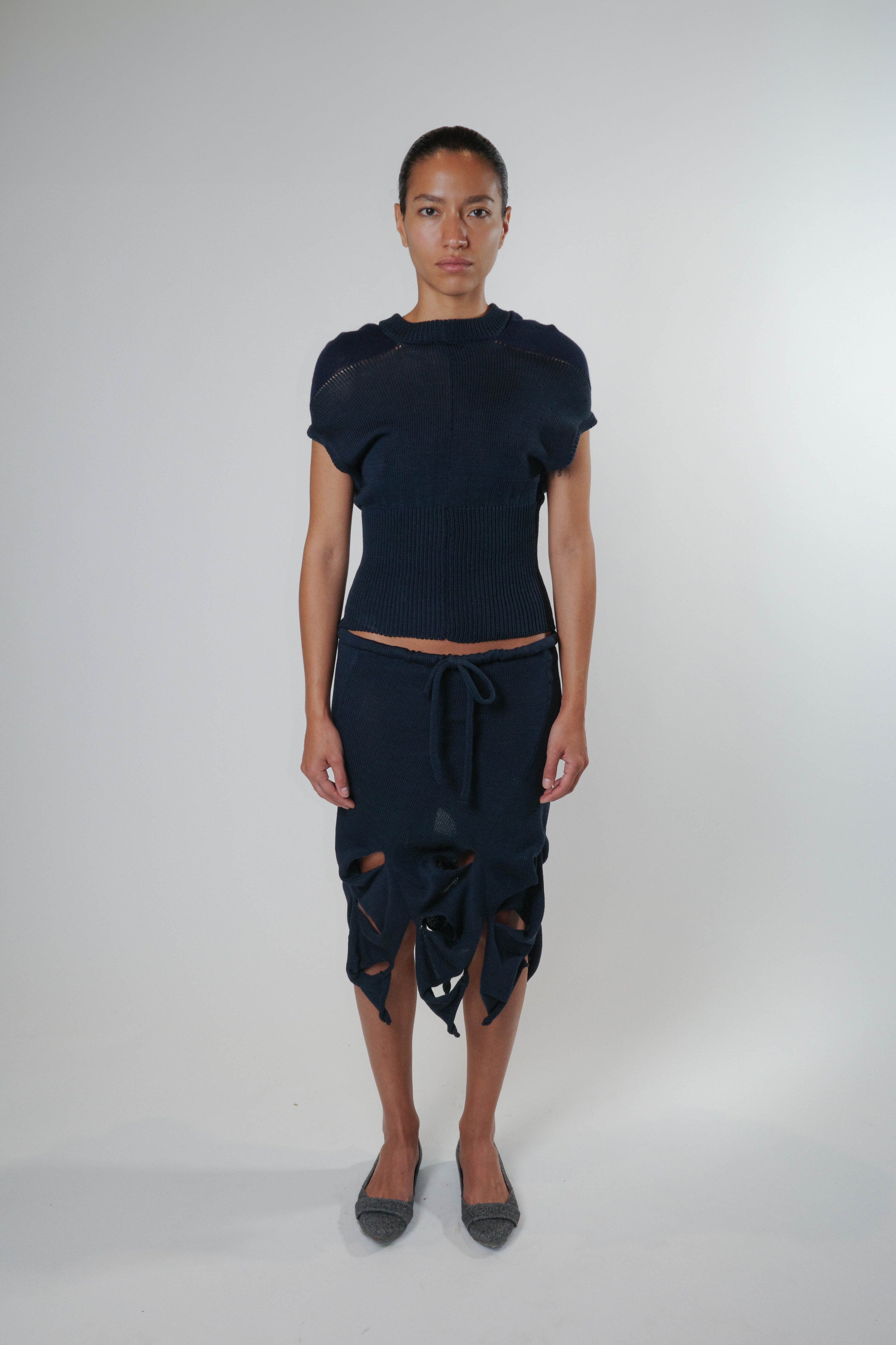 Triangle vest (navy)