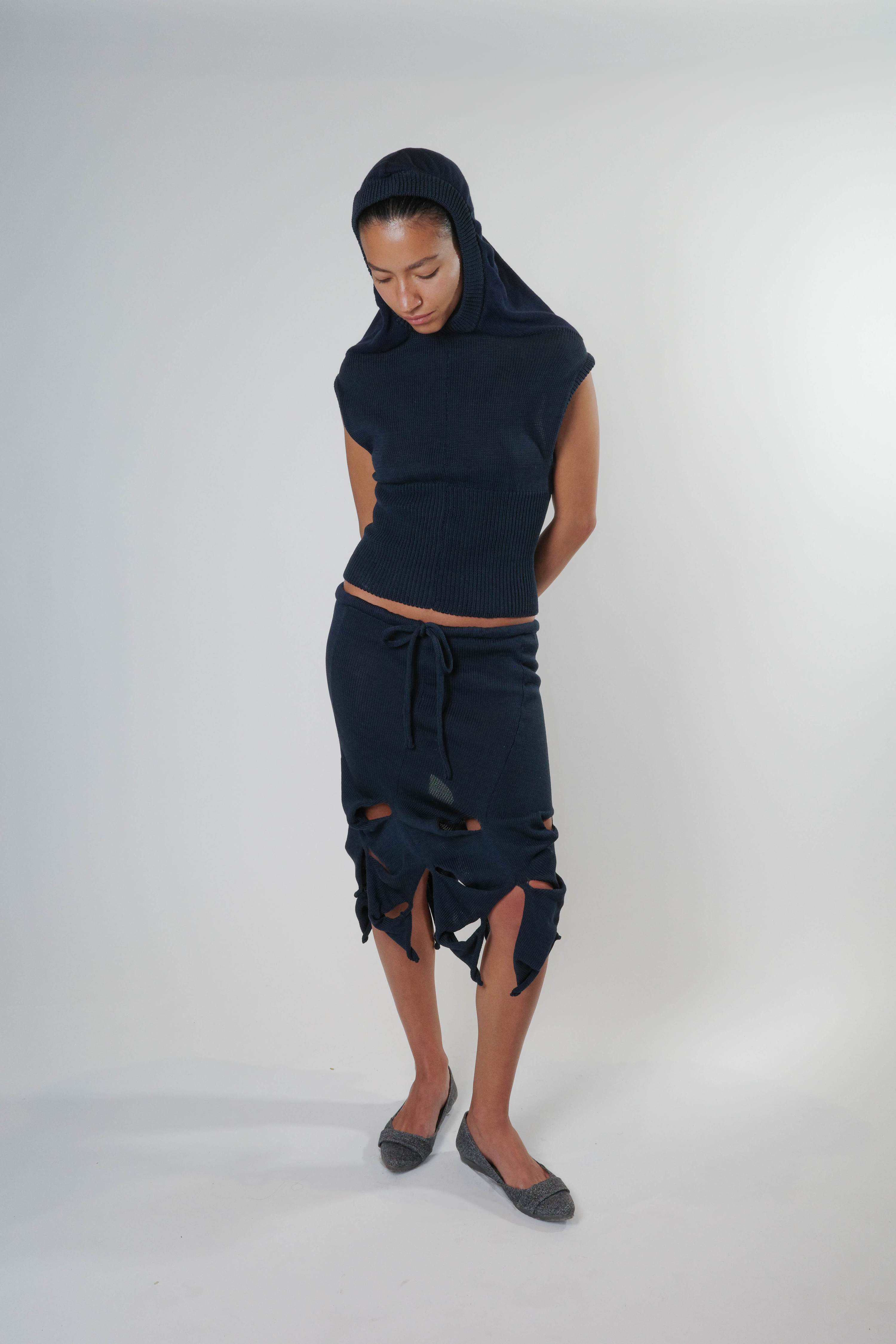Triangle vest (navy)
