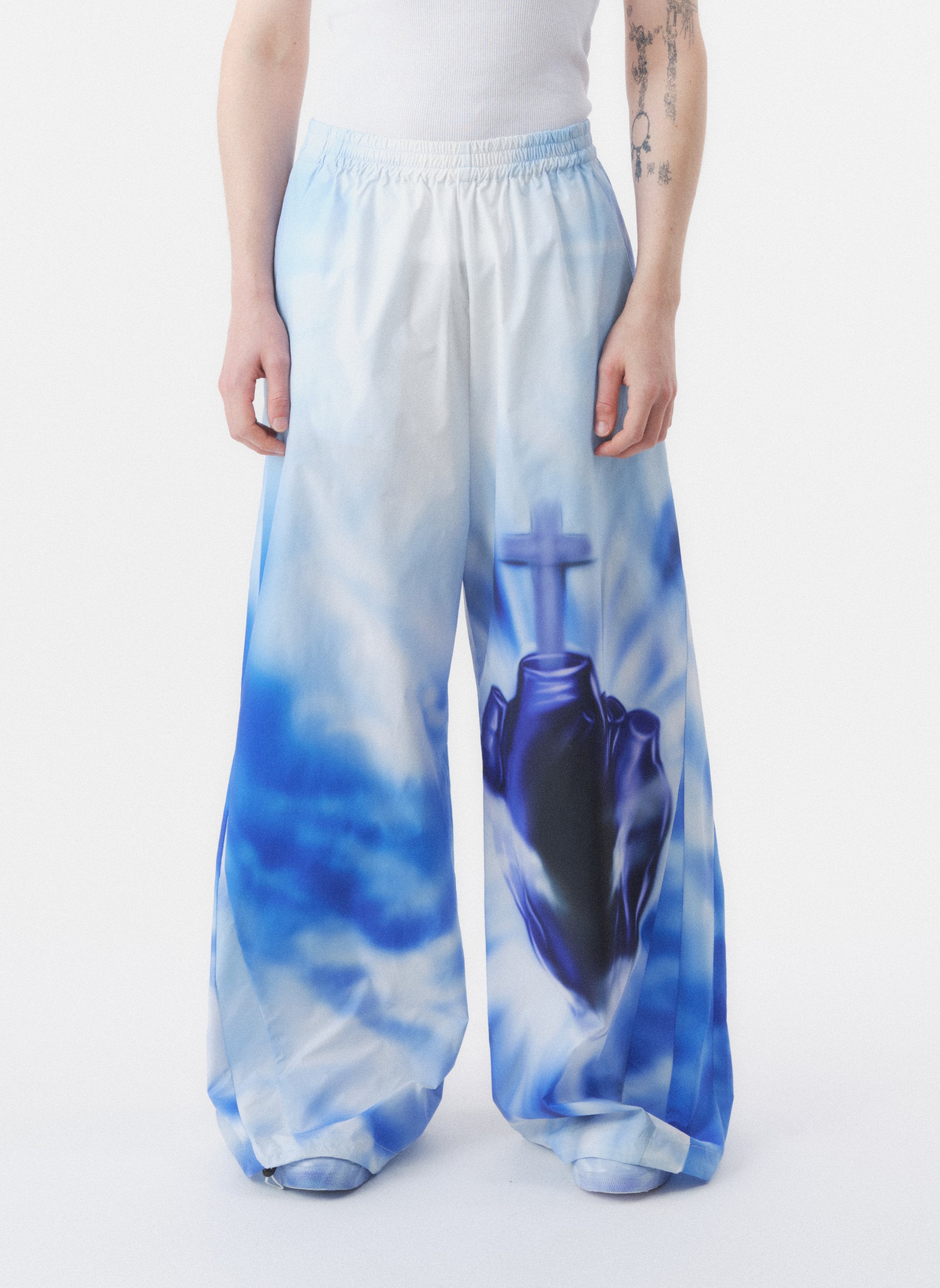 Printed track pant