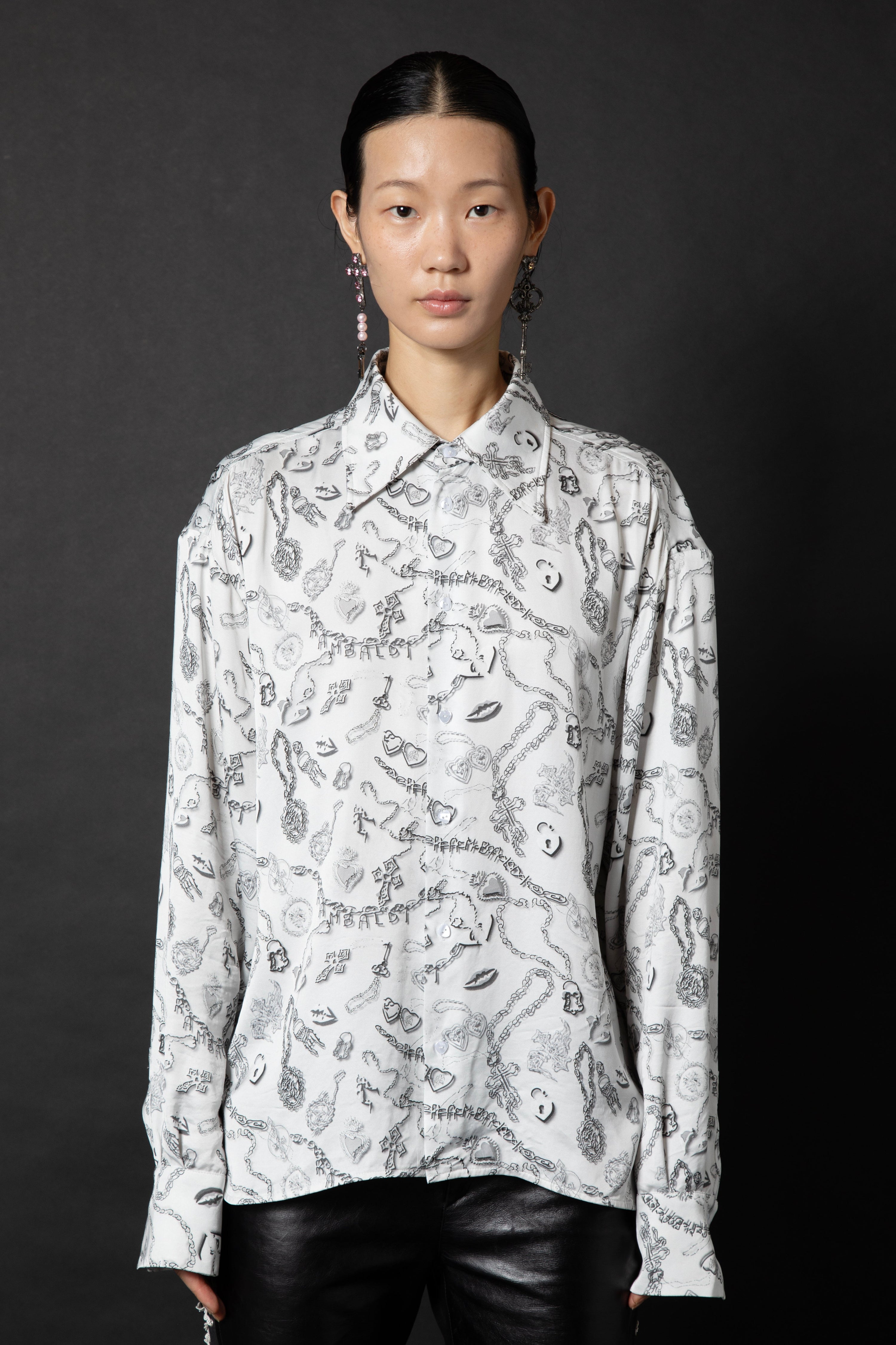 Camicia b/w