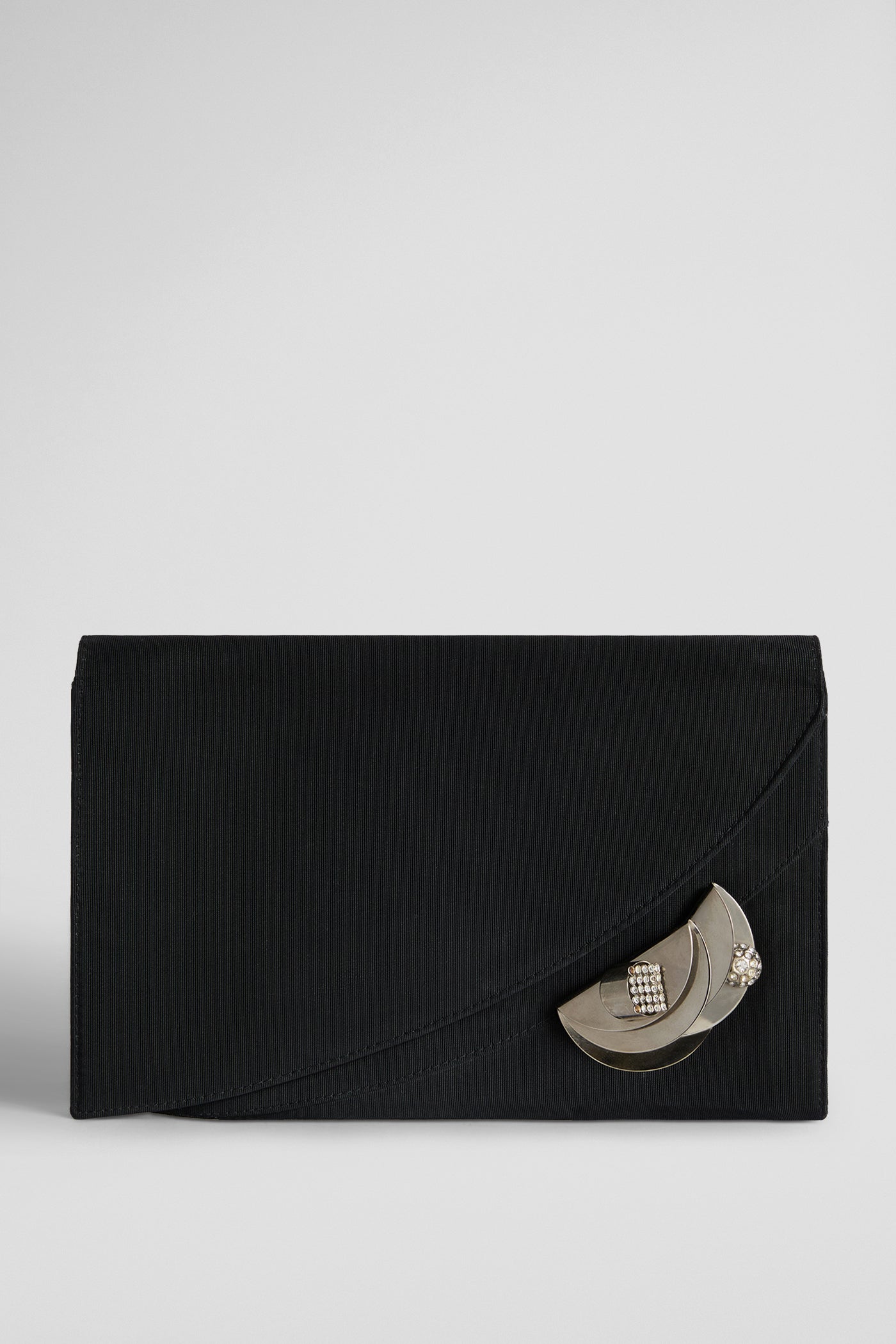 Y2k black evening clutch