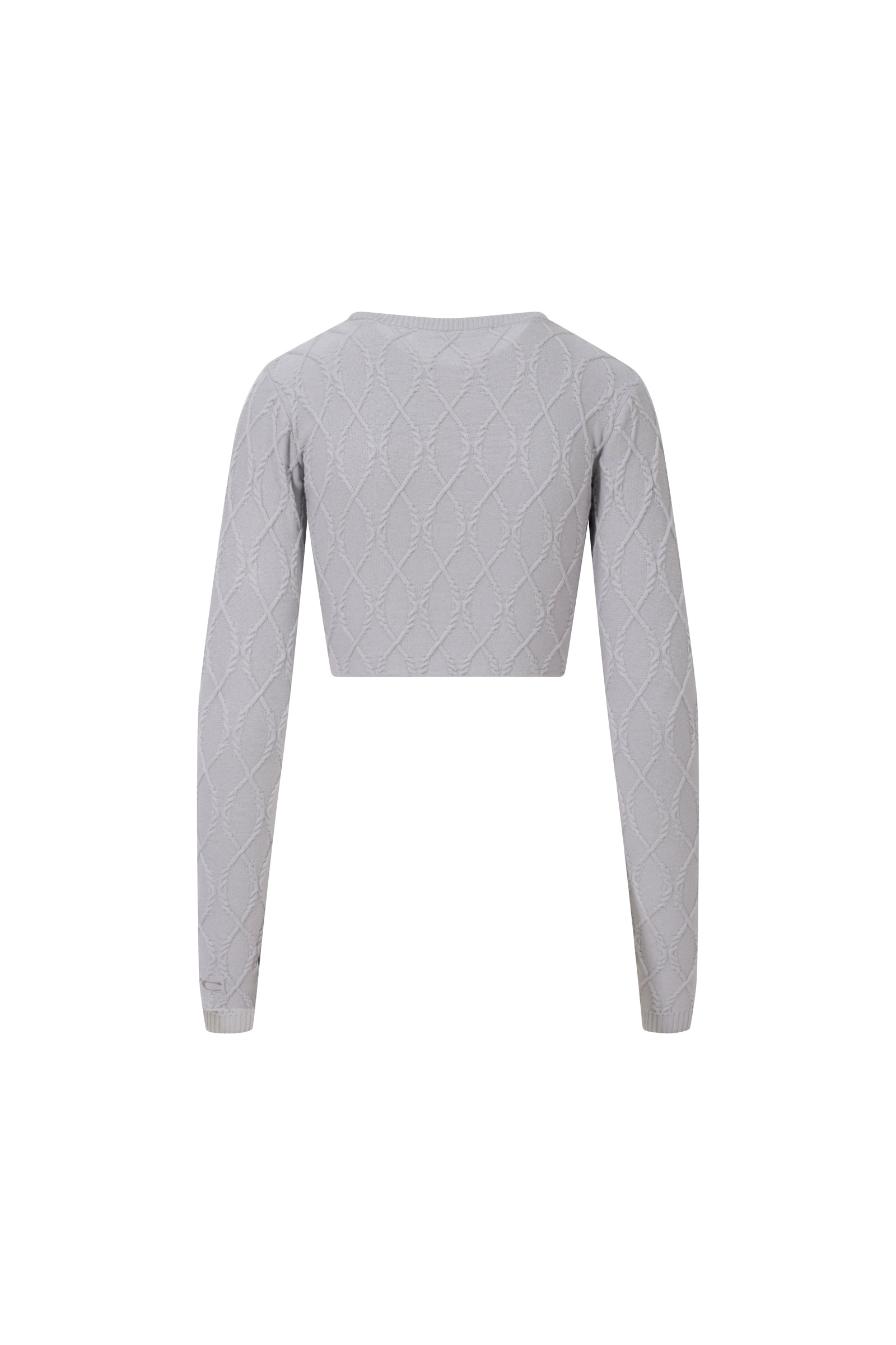 Overturned long sleeve grey