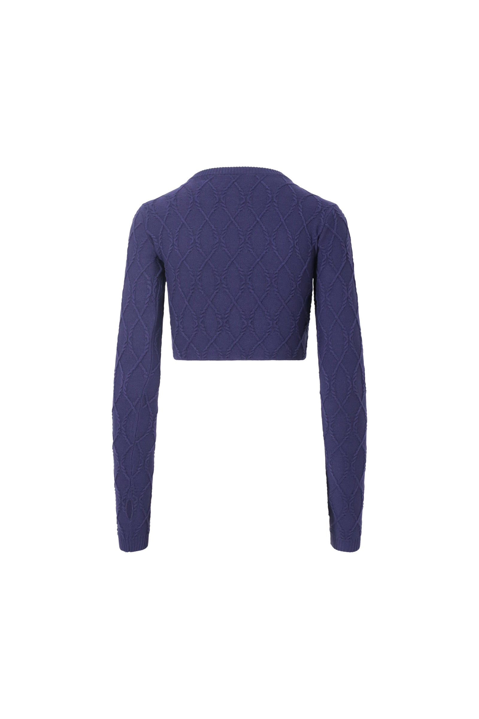 Overturned long sleeve navy