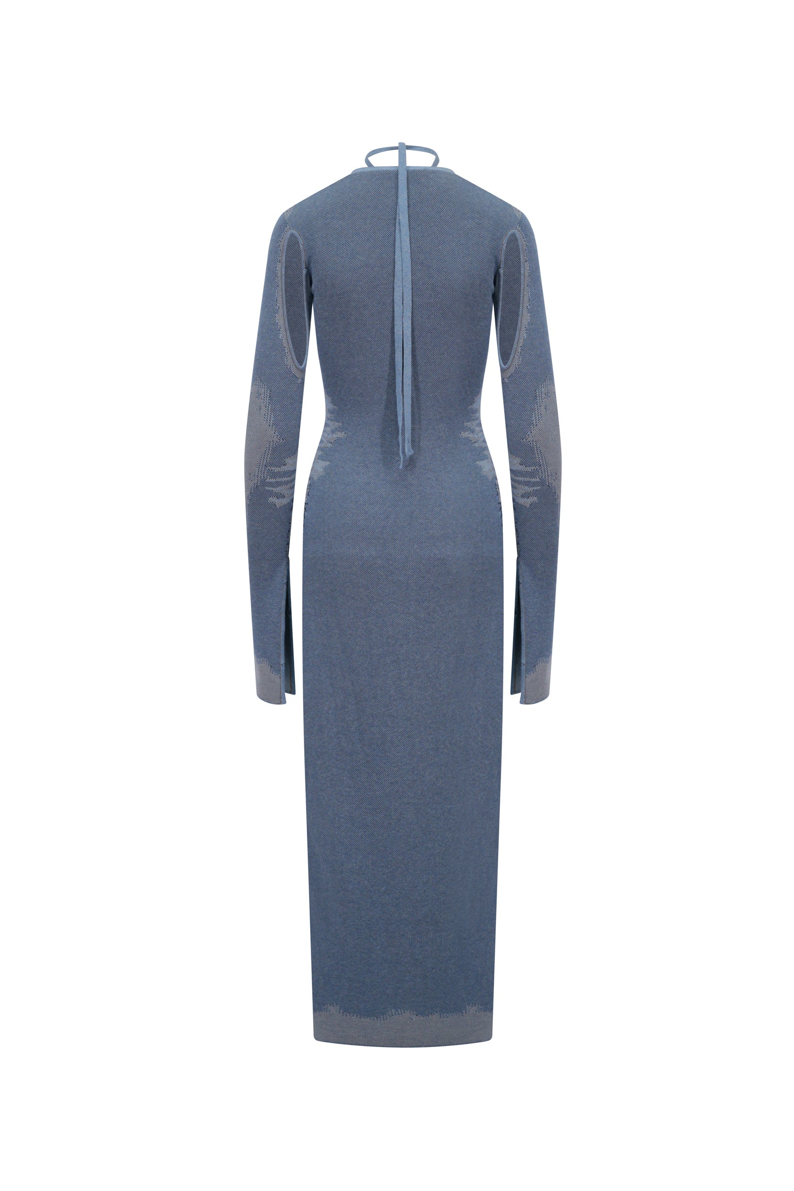 Long denim salem cardigan denim blues