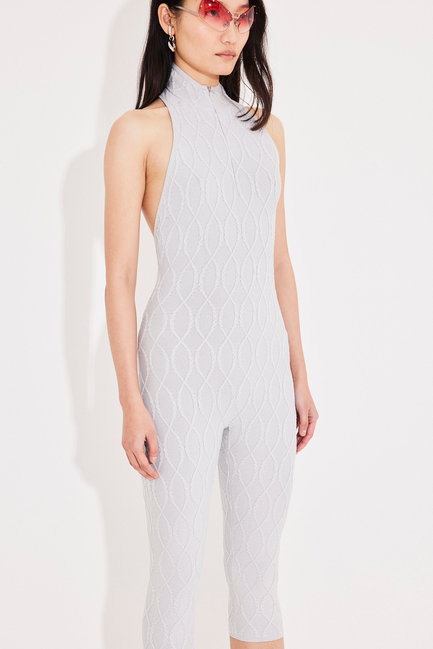 Racer bodysuit grey