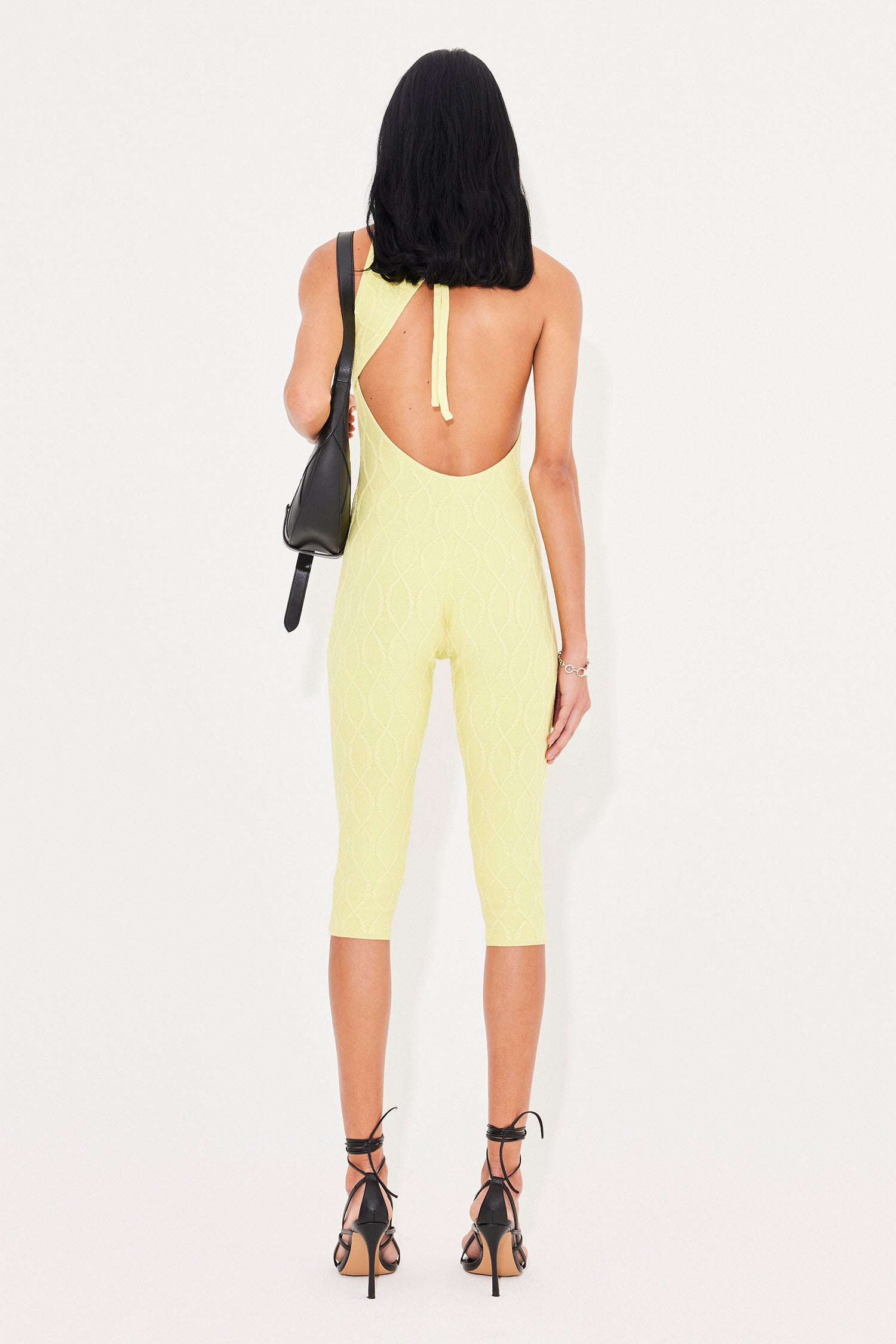 Racer bodysuit yellow