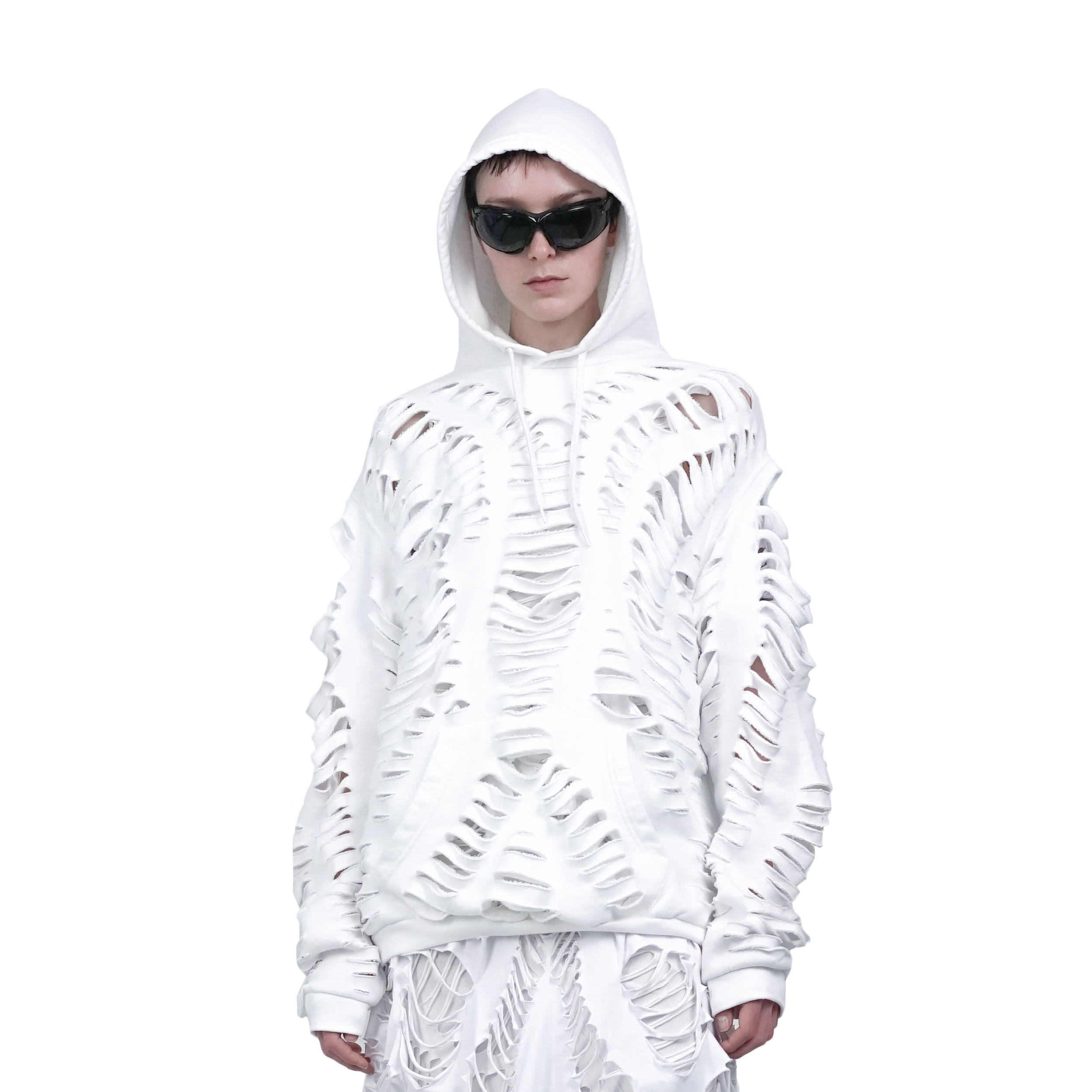 Cut hoodie