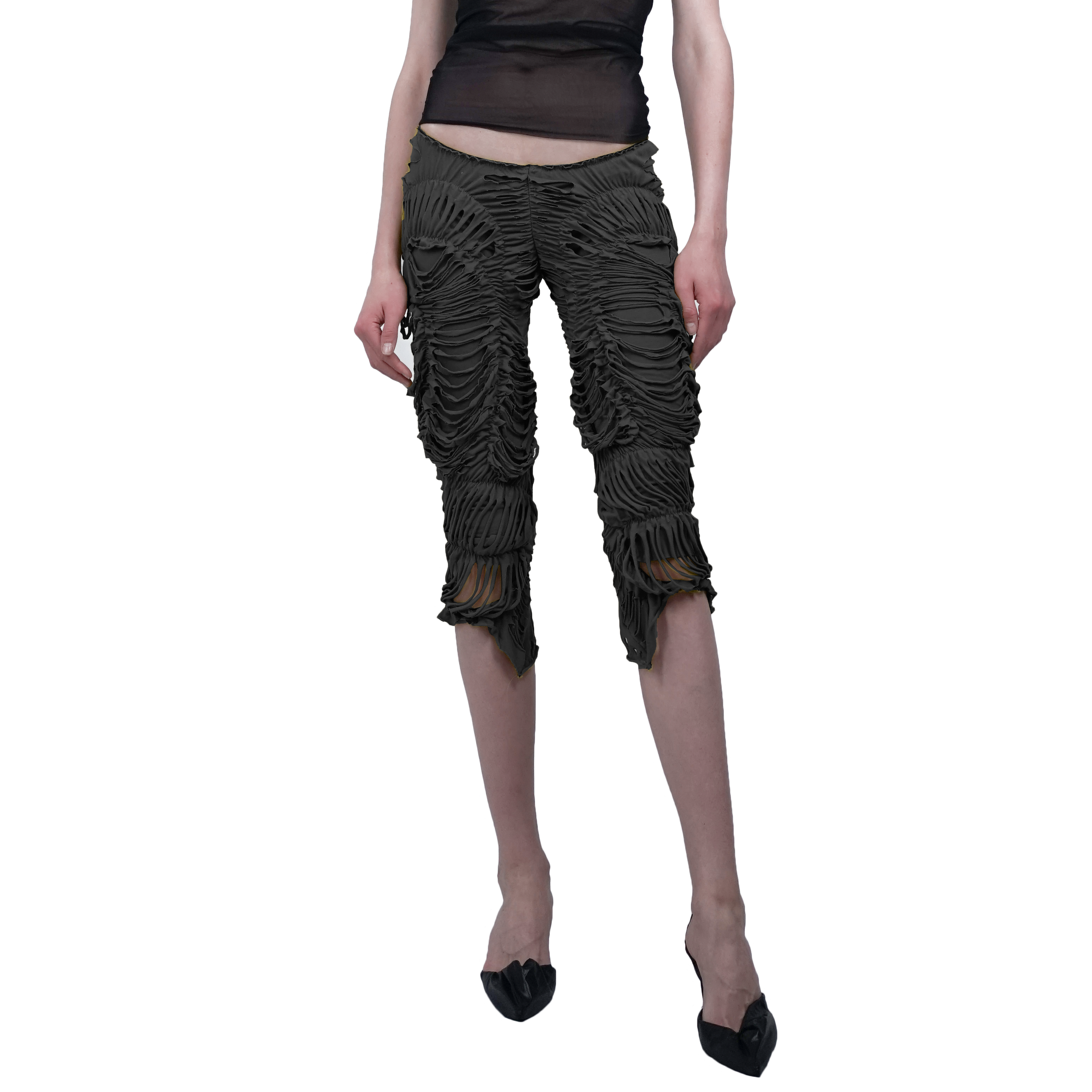 Cut jersey culottes