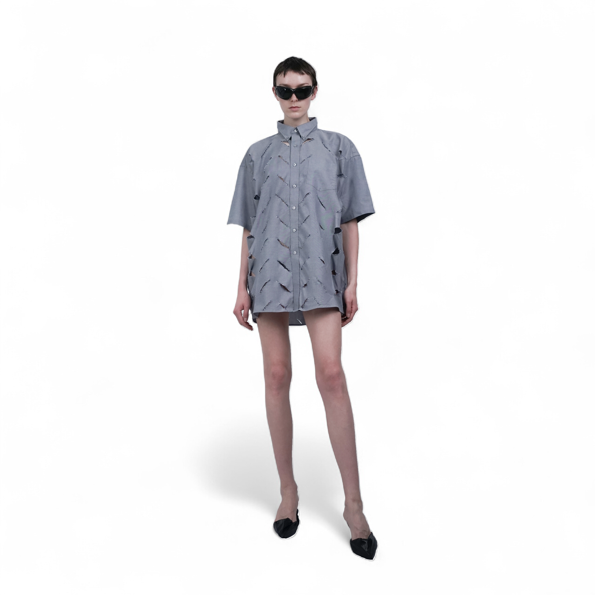 Diagonal cut shirt