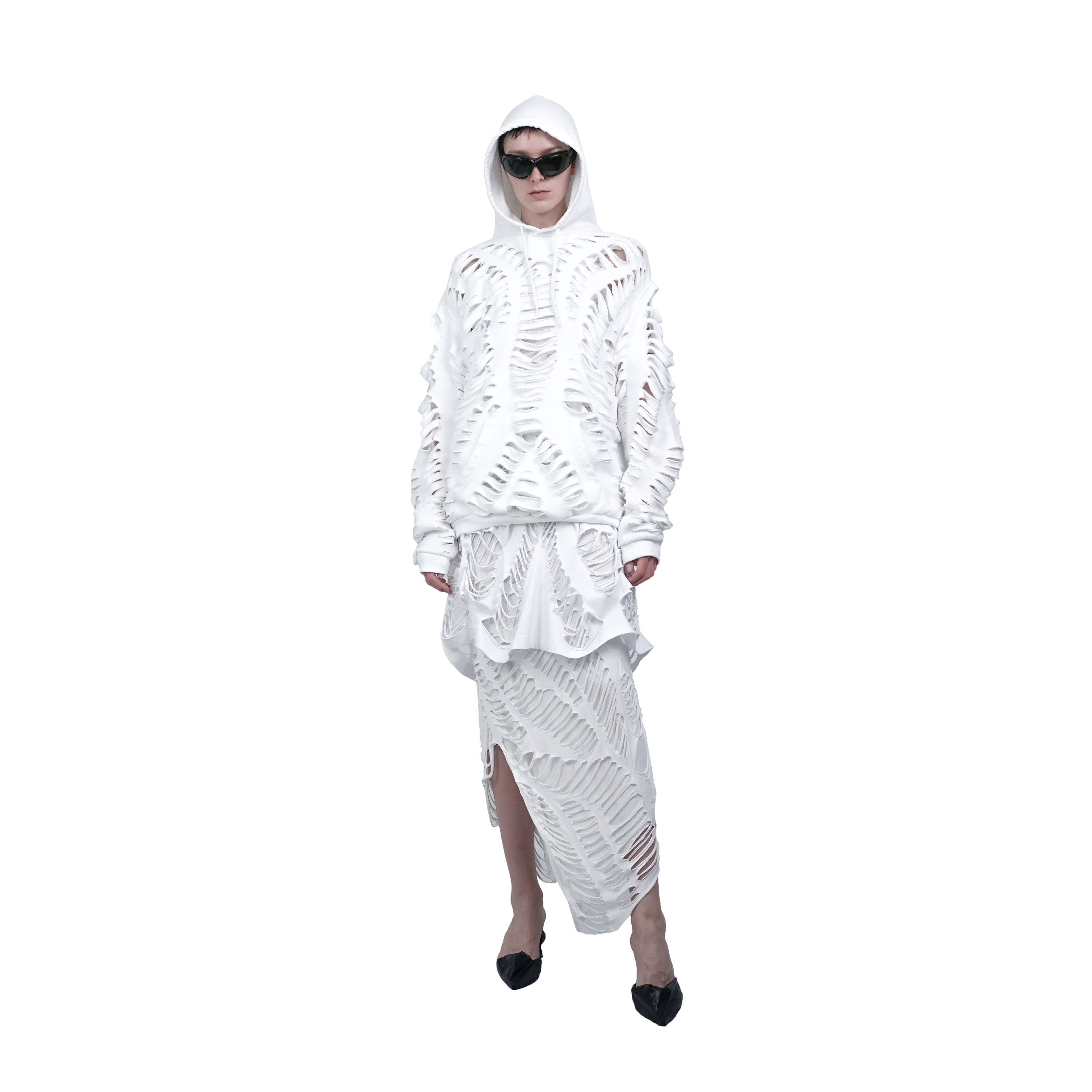 Cut hoodie