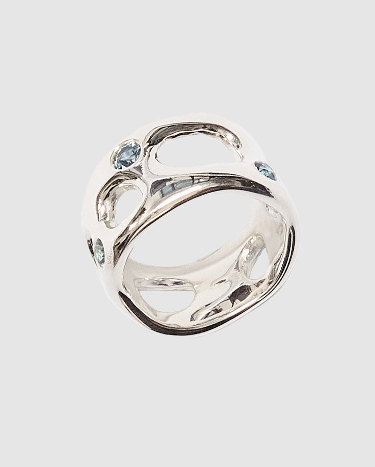 Tafoni ring (teal)