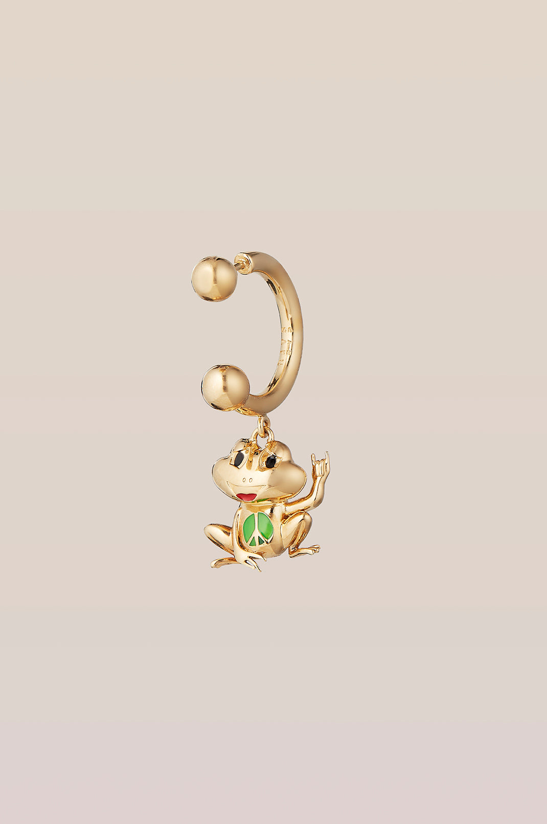 Frog it earring