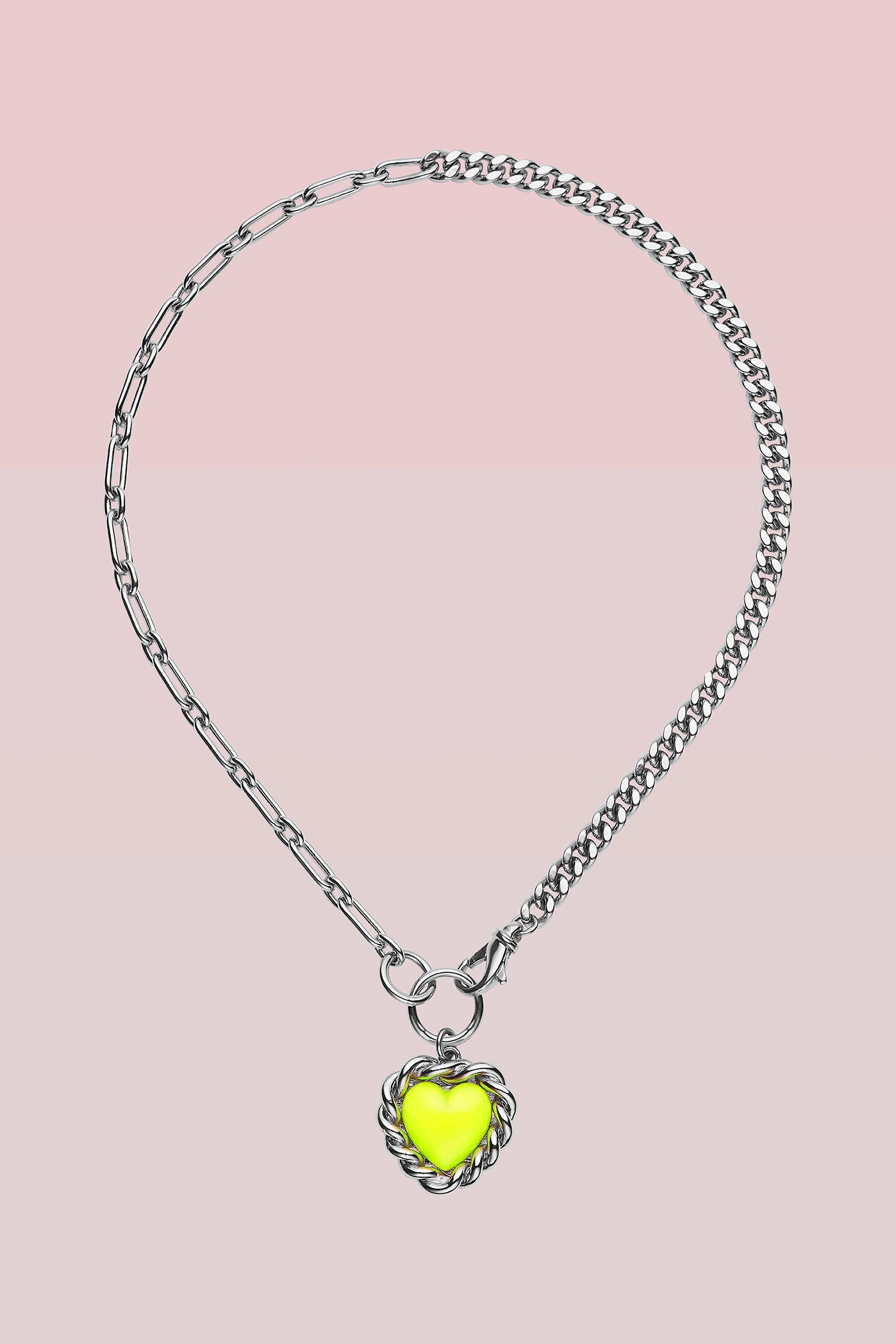 Limelight neon yellow necklace