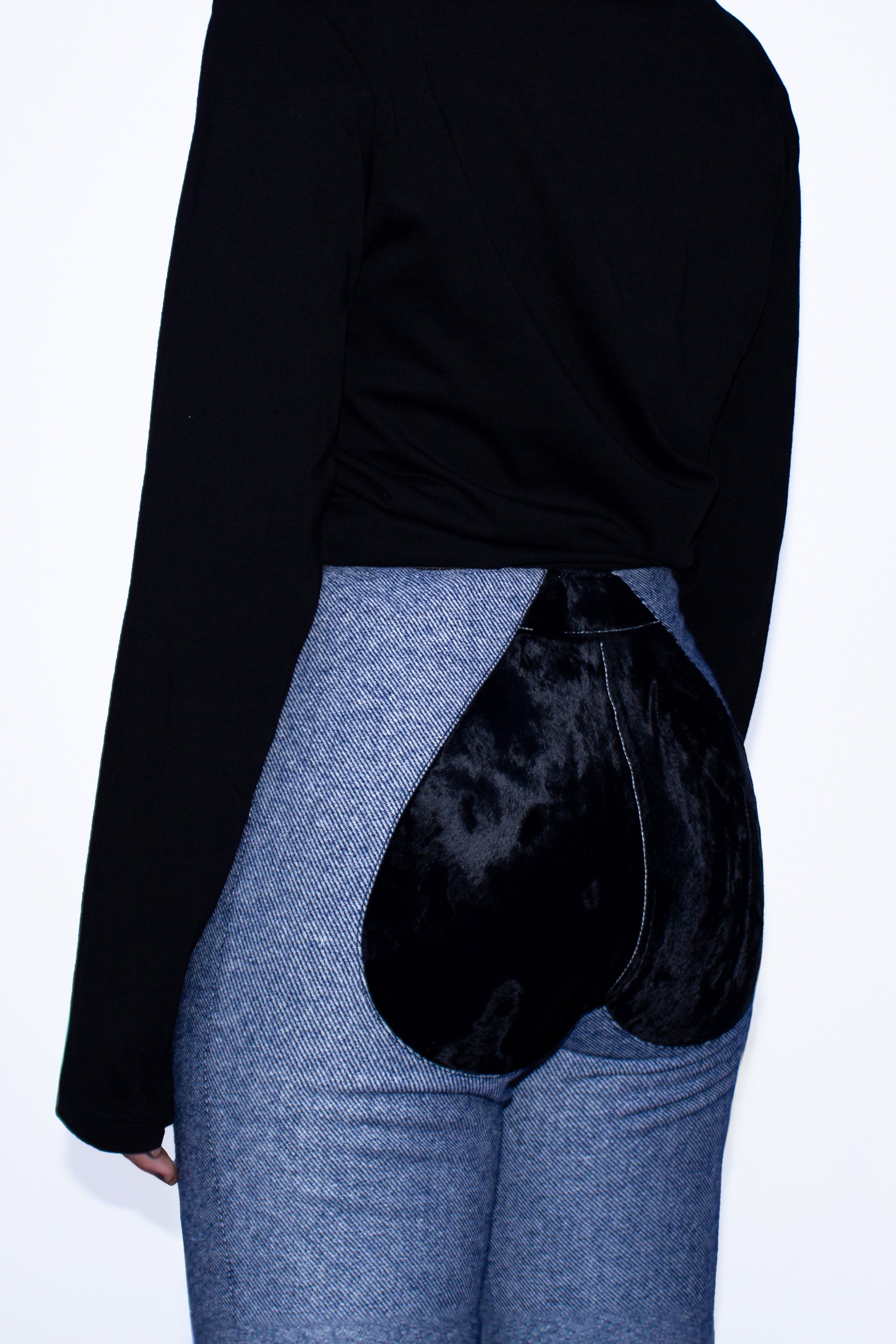 Denim bicolore