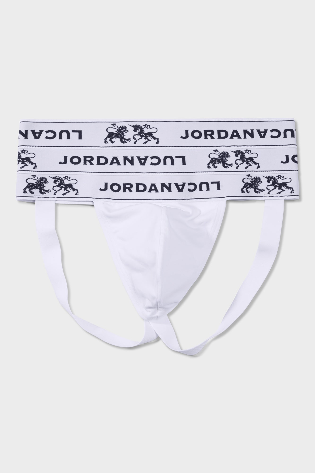 Jlt-3 triple elastic jockstrap white