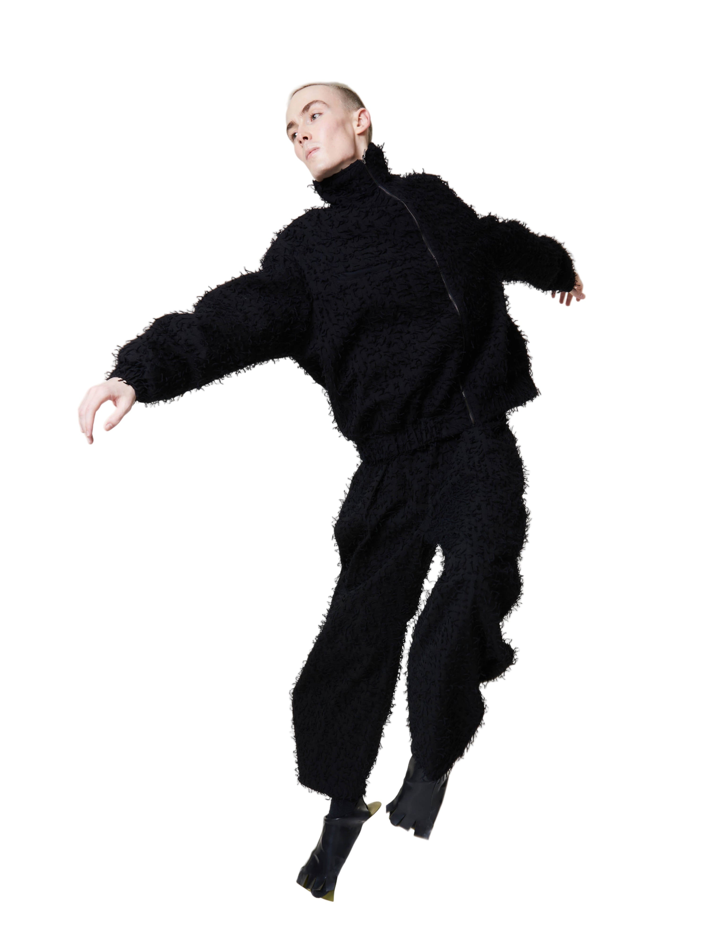 Black sprinkled trousers | limo fit