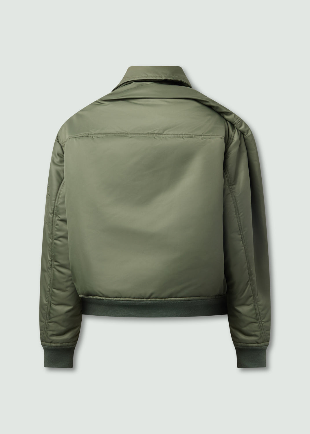 Suspended bomber green