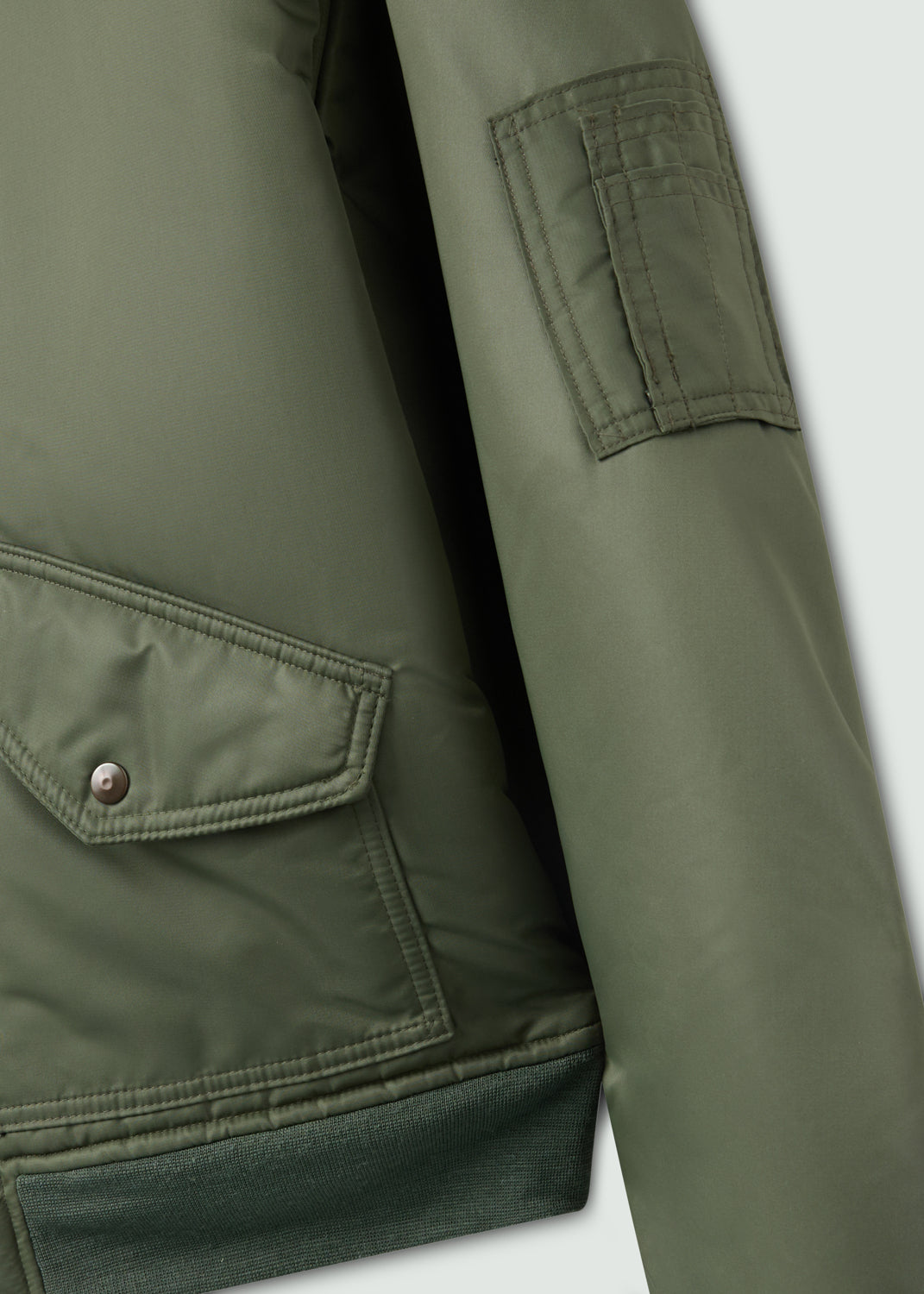 Suspended bomber green