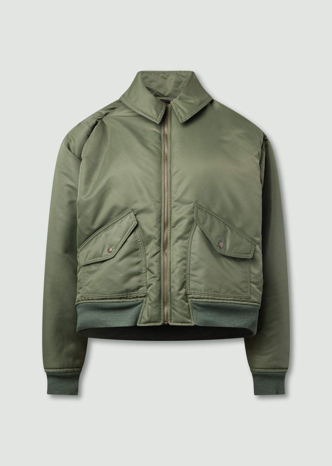 Suspended bomber green