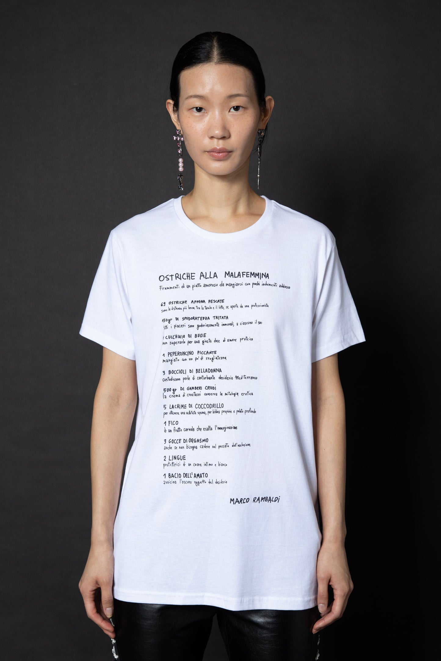 T-shirt "ostriche alla malafemmina"