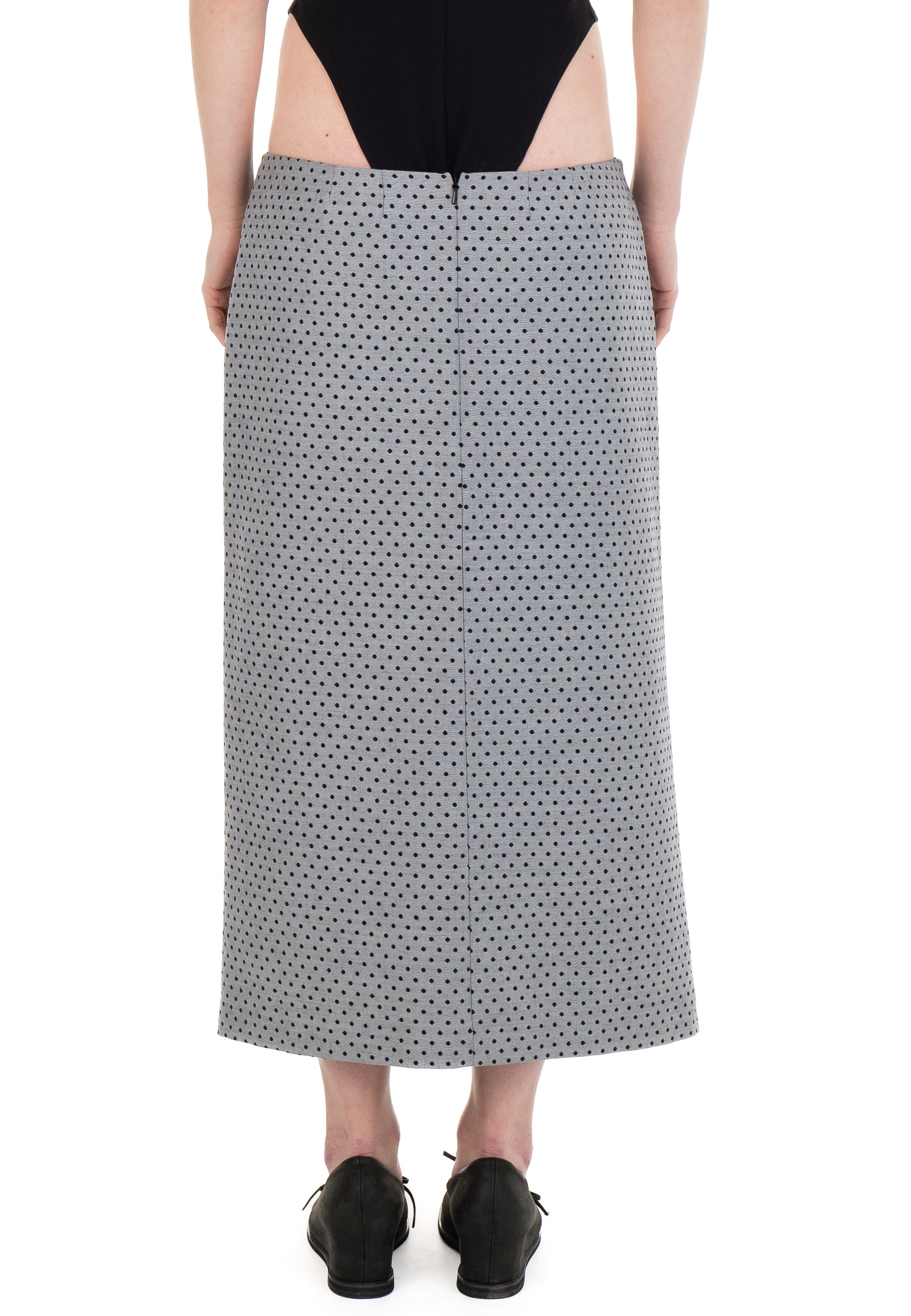 Lucky girl pleated long skirt