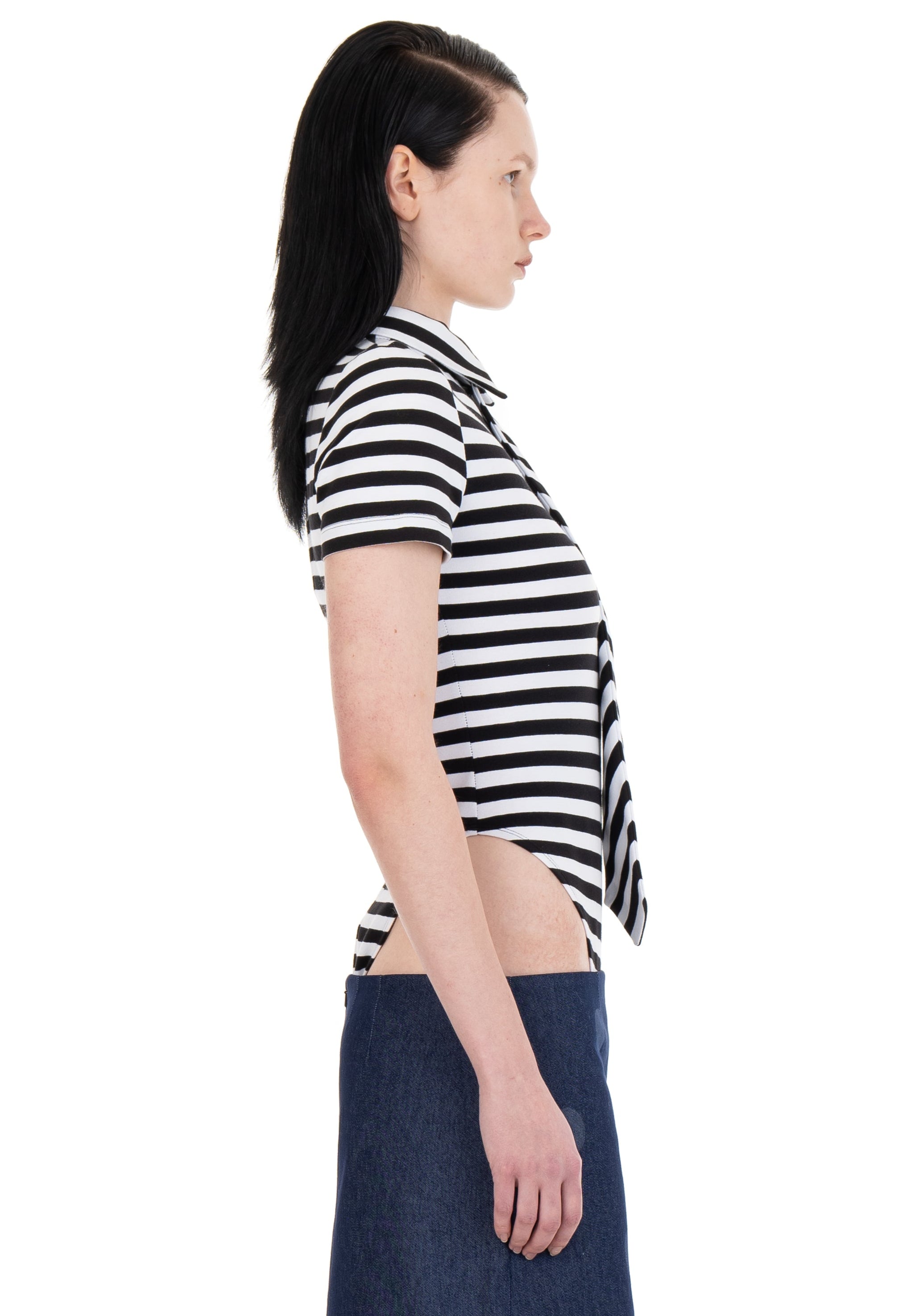 Necktie polo striped