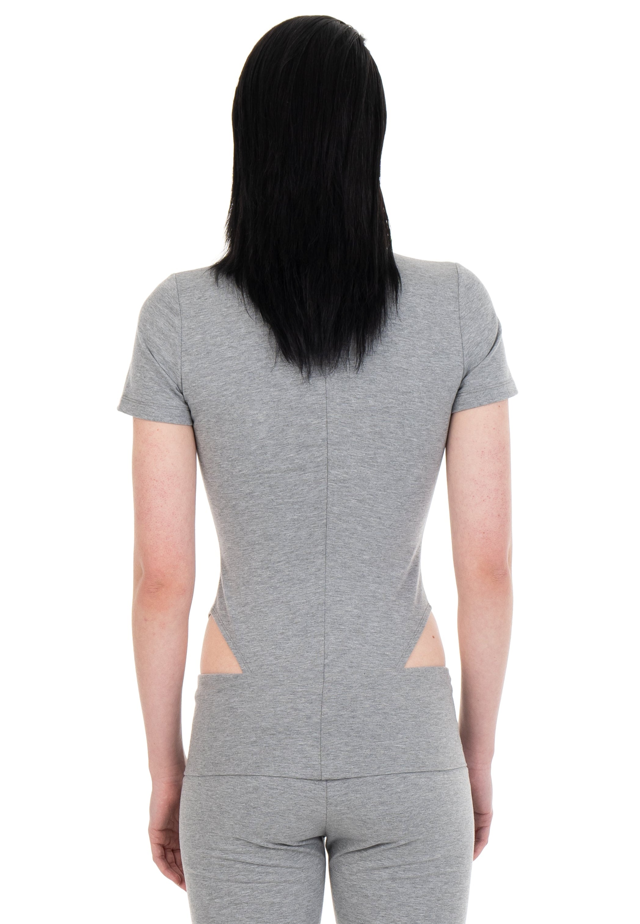 Necktie polo grey
