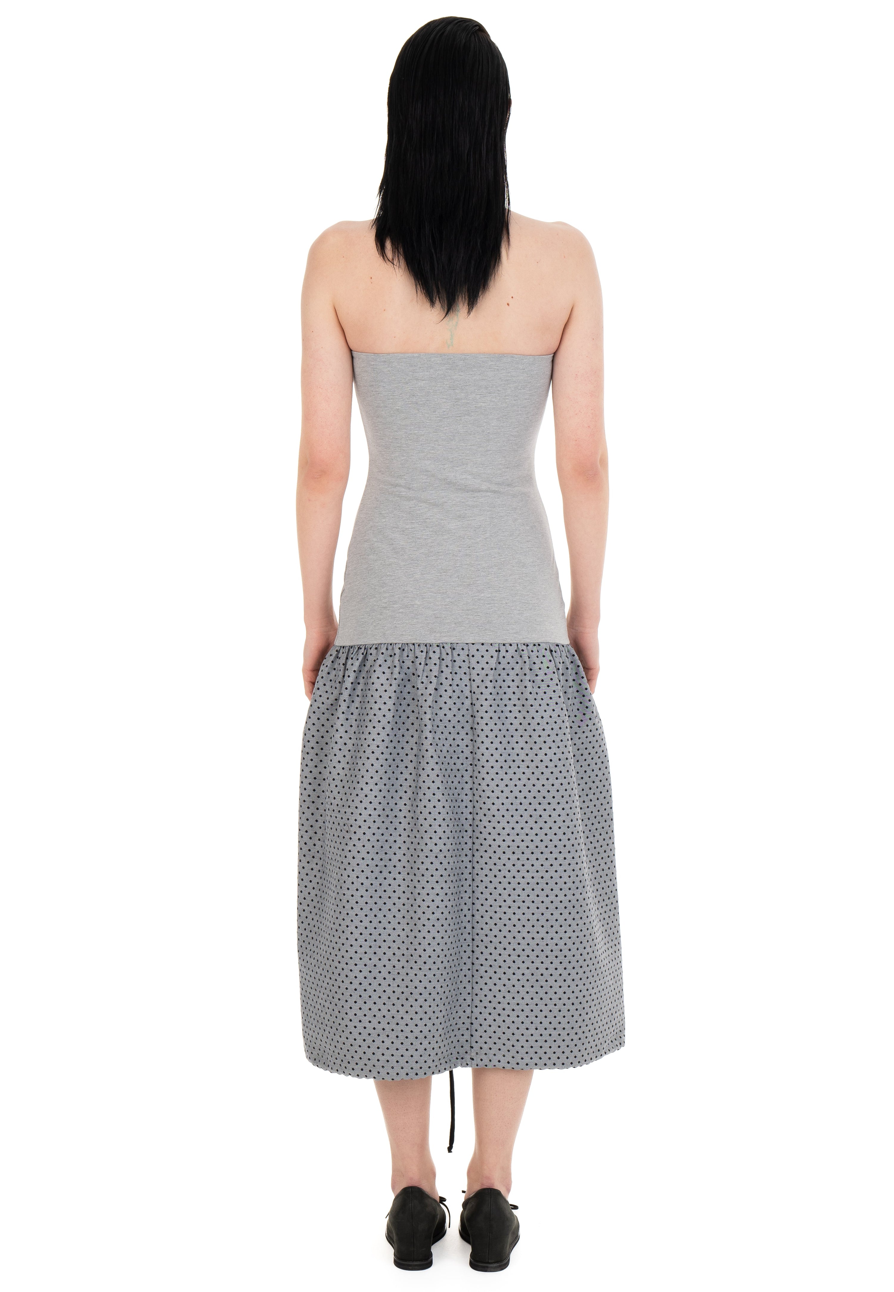 Lucky girl tube dress grey