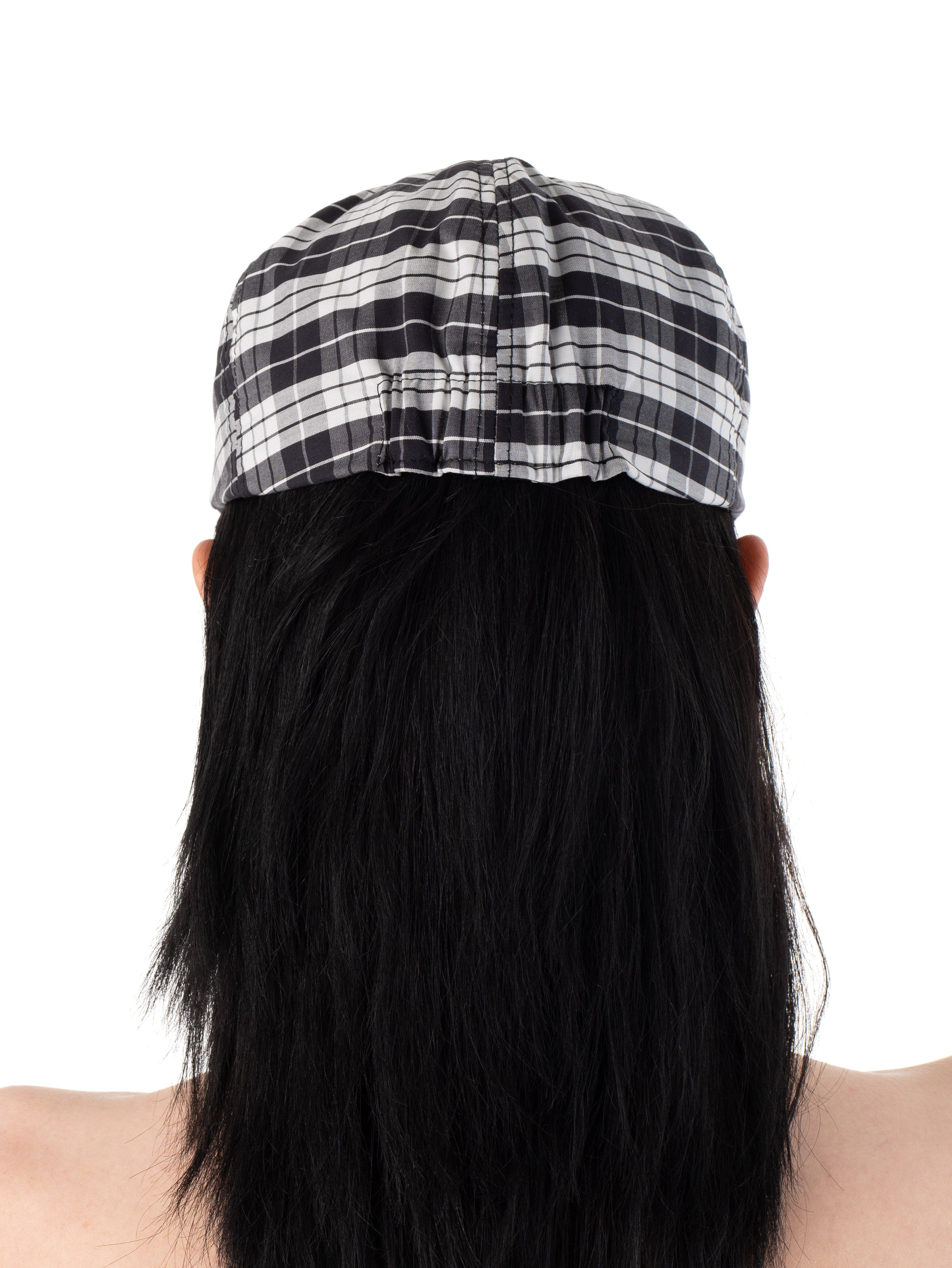 Lucky girl cotton cap white/black